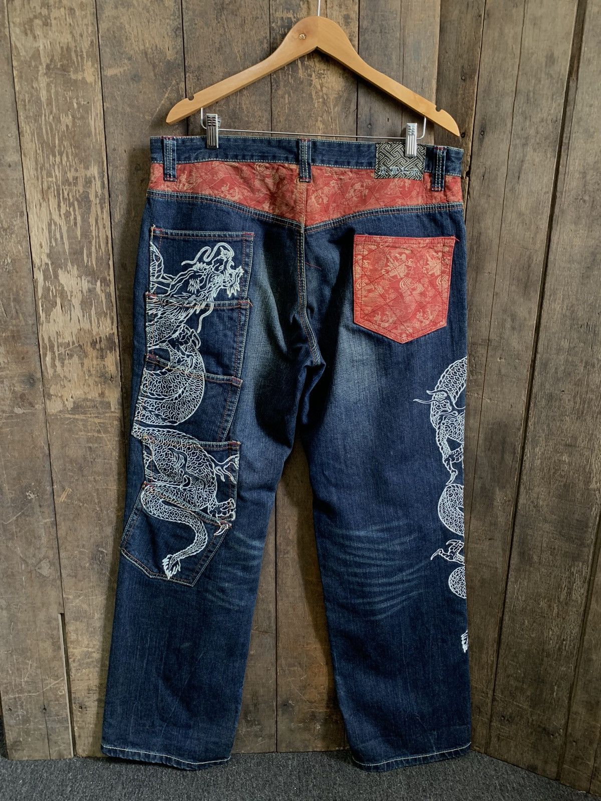 Japanese Brand Vintage Infinity Multi Pocket Denim Jeans Size US 40 / EU 56 - 13 Thumbnail