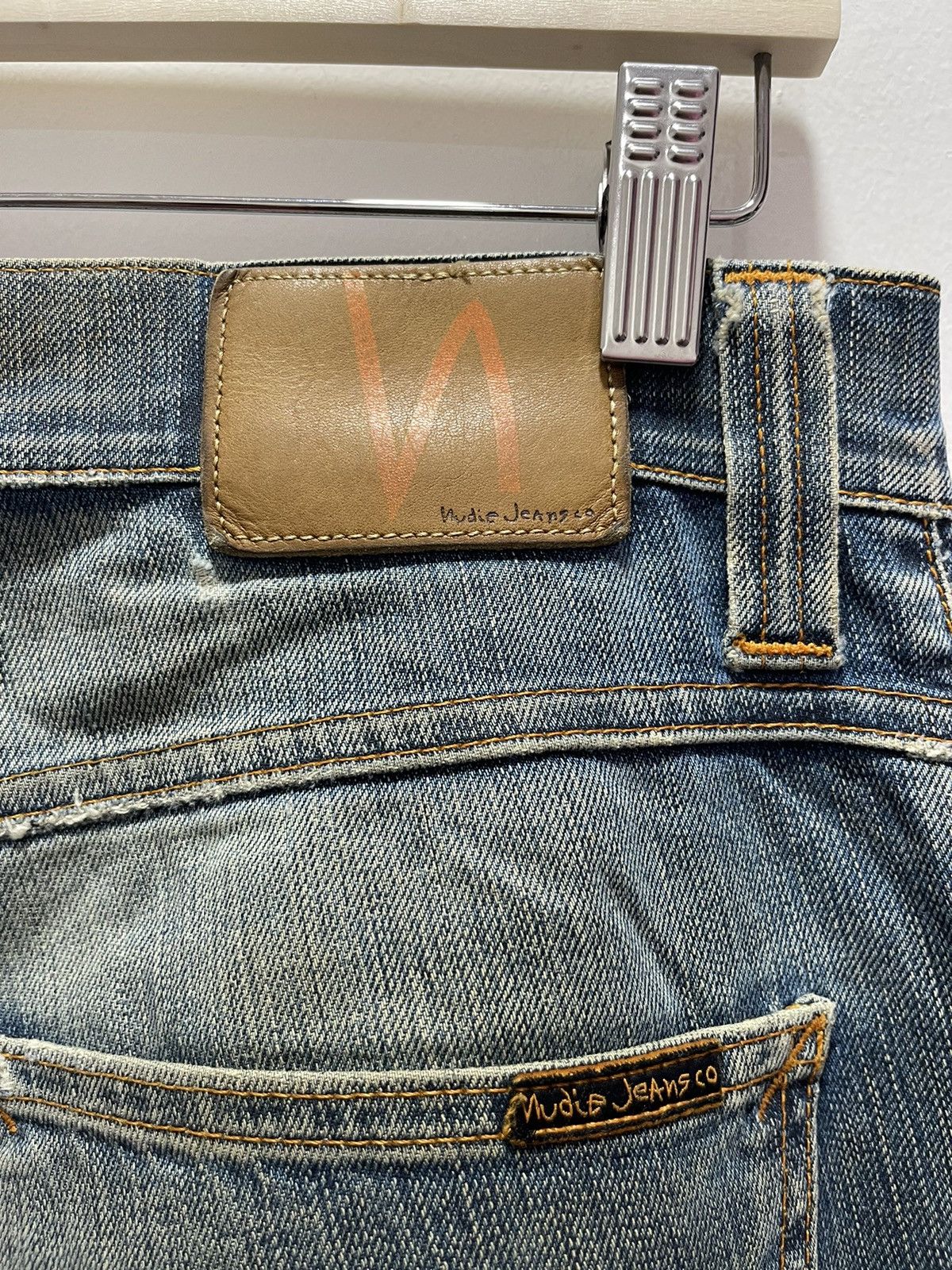 Nudie Jeans × Vintage VINTAGE NUDIE JEANS SKINNY STYLE DISTRESSED DENIM Size US 30 / EU 46 - 15 Thumbnail