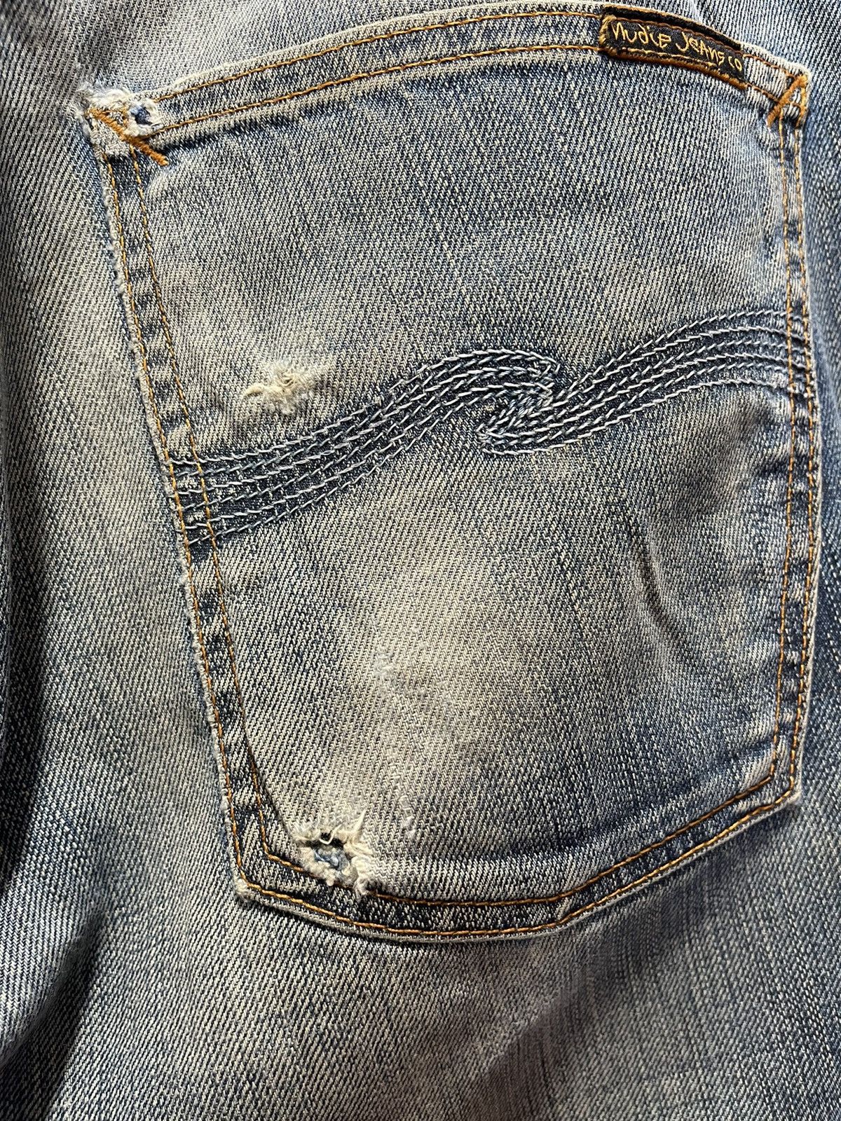 Nudie Jeans × Vintage VINTAGE NUDIE JEANS SKINNY STYLE DISTRESSED DENIM Size US 30 / EU 46 - 14 Thumbnail