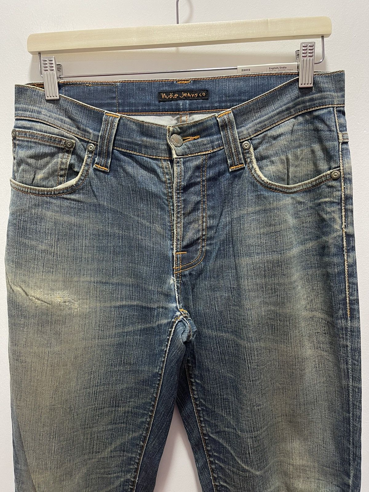 Nudie Jeans × Vintage VINTAGE NUDIE JEANS SKINNY STYLE DISTRESSED DENIM Size US 30 / EU 46 - 4 Thumbnail