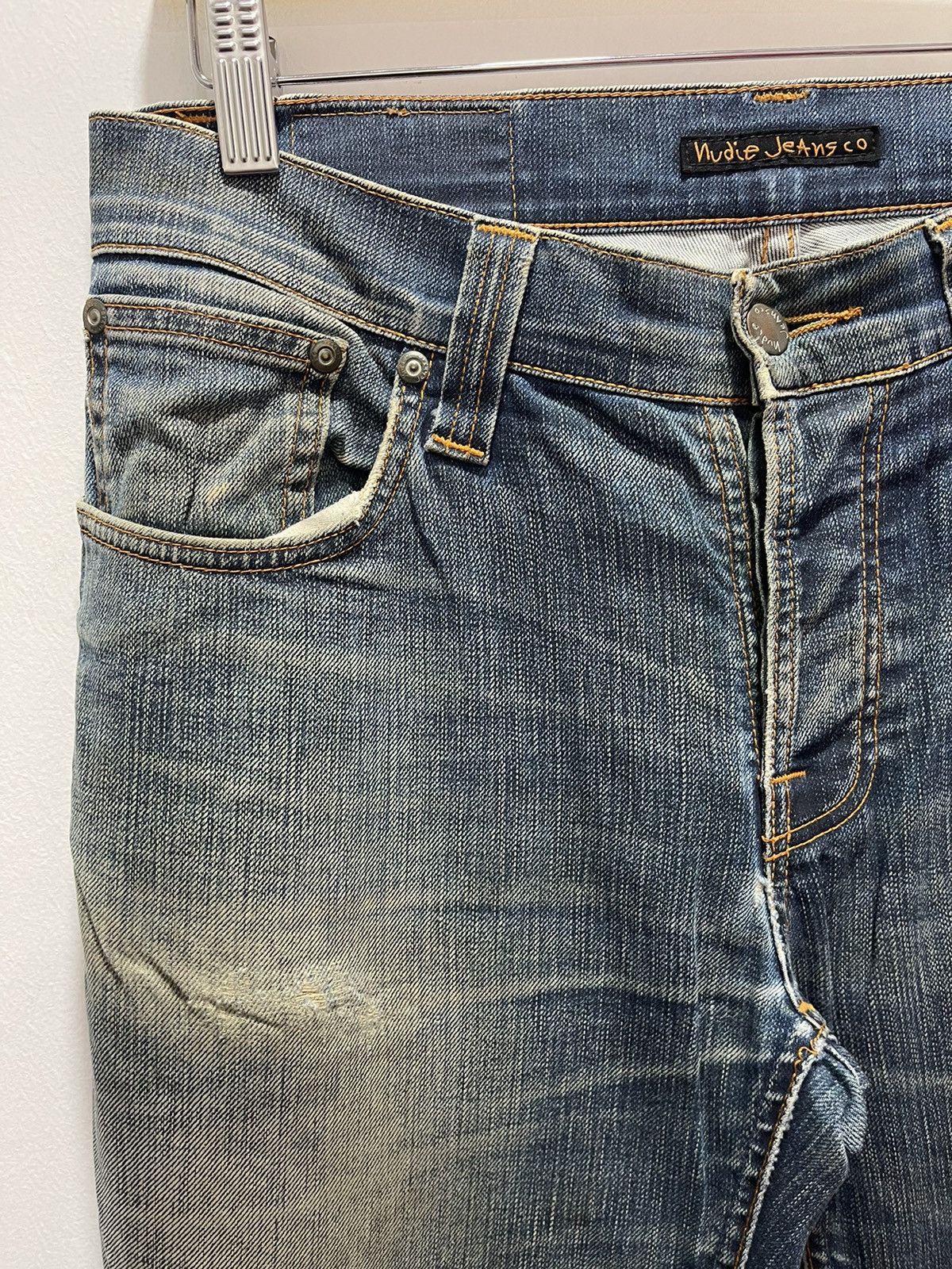 Nudie Jeans × Vintage VINTAGE NUDIE JEANS SKINNY STYLE DISTRESSED DENIM Size US 30 / EU 46 - 3 Thumbnail