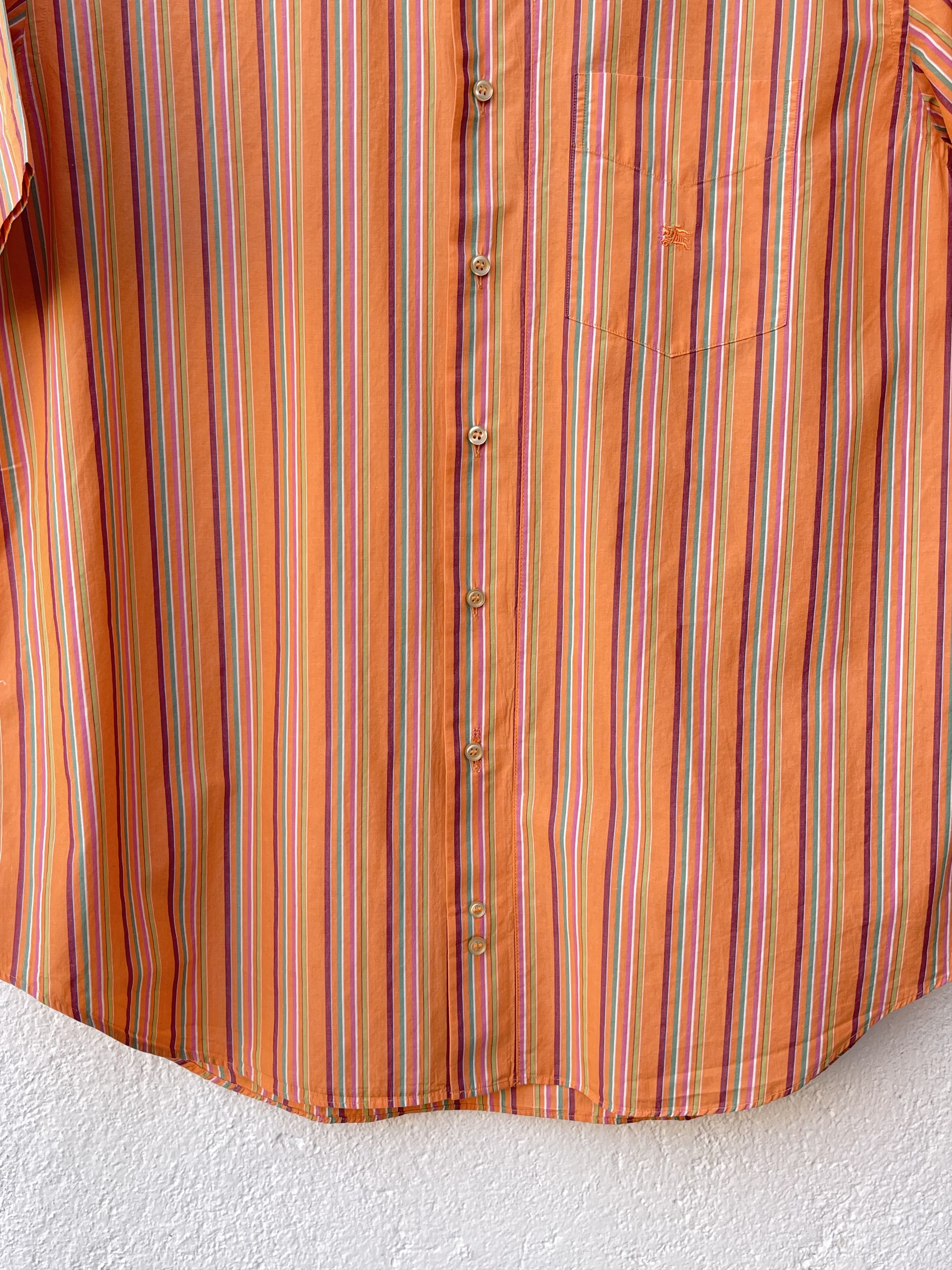 Burberry 🔥 Burberry tshirt summer shirt striped size xl Size US XL / EU 56 / 4 - 4 Thumbnail