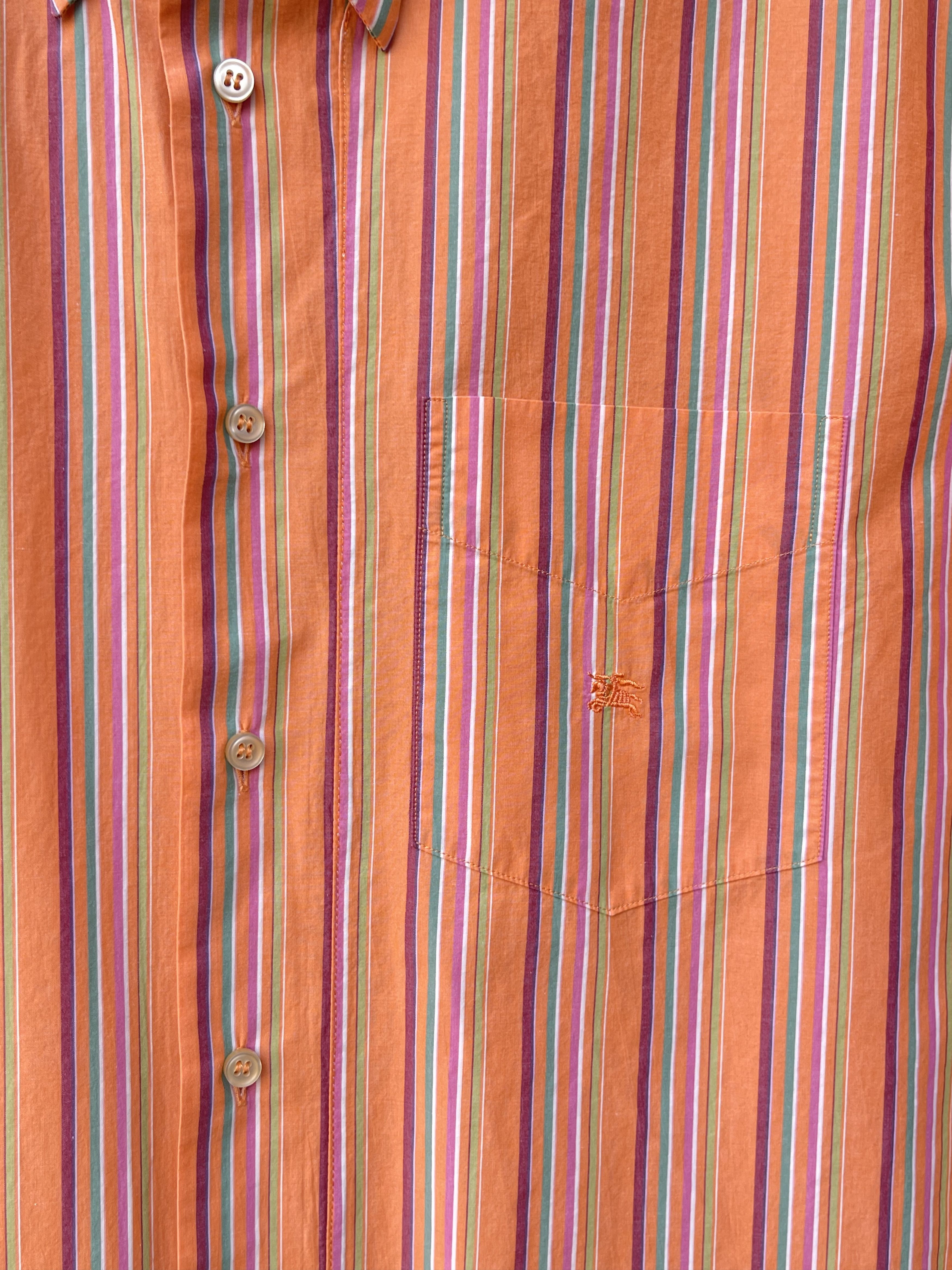 Burberry 🔥 Burberry tshirt summer shirt striped size xl Size US XL / EU 56 / 4 - 5 Thumbnail