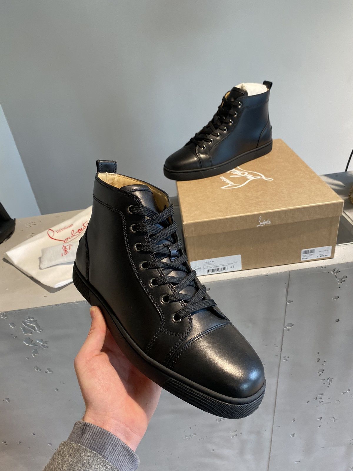 Christian Louboutin BNWT Christian Louboutin Louis Flat Sneakers Size US 11 / EU 44 - 2 Thumbnail