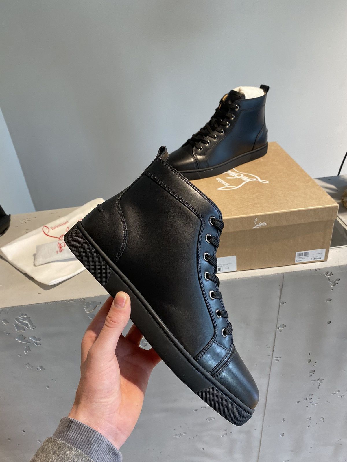 Christian Louboutin BNWT Christian Louboutin Louis Flat Sneakers Size US 11 / EU 44 - 1 Thumbnail