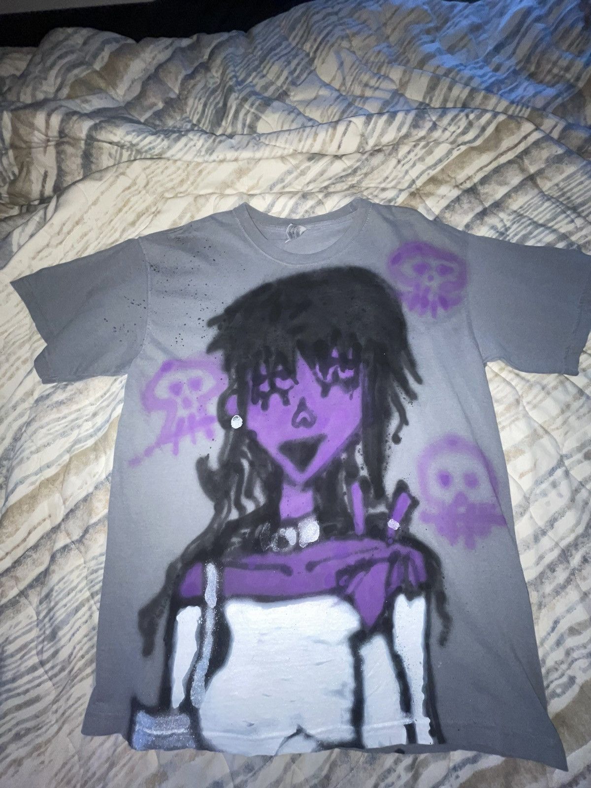 purple star life tee