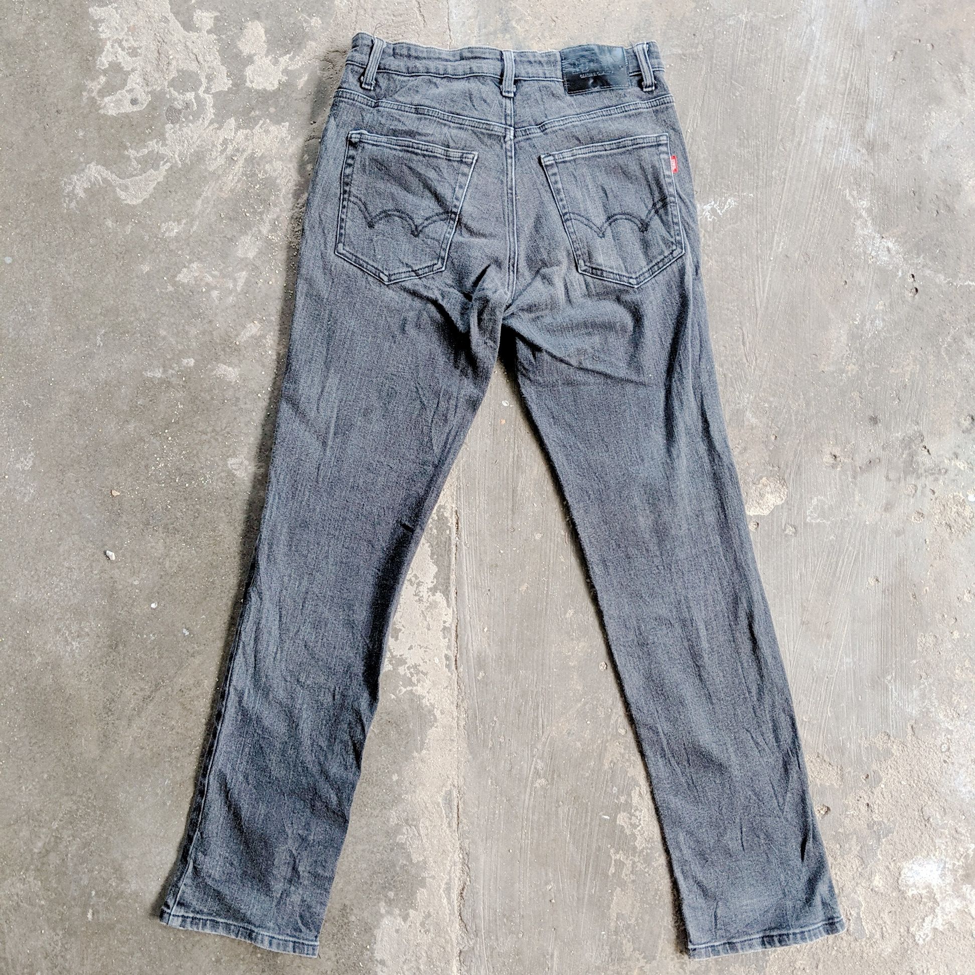 Japanese Brand × Vintage Vintage Edwin W30x31 Distressed Denim Trousers Pants Size US 30 / EU 46 - 6 Thumbnail