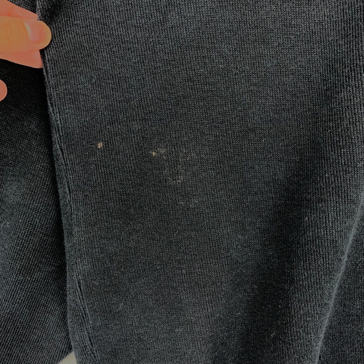 Comme des Garcons × Japanese Brand Rare!!COMME des GARCONS Homme plain black Men sweatshirt Size US L / EU 52-54 / 3 - 6 Thumbnail