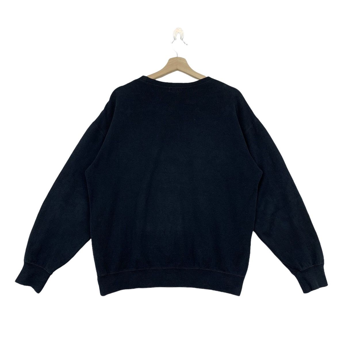 Comme des Garcons × Japanese Brand Rare!!COMME des GARCONS Homme plain black Men sweatshirt Size US L / EU 52-54 / 3 - 9 Thumbnail