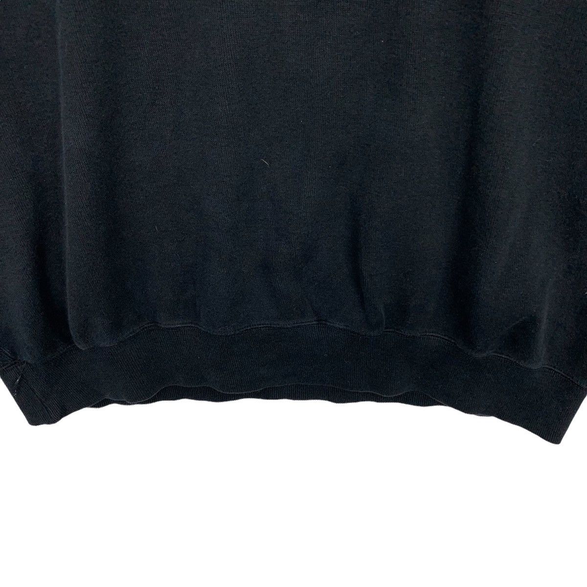 Comme des Garcons × Japanese Brand Rare!!COMME des GARCONS Homme plain black Men sweatshirt Size US L / EU 52-54 / 3 - 5 Thumbnail