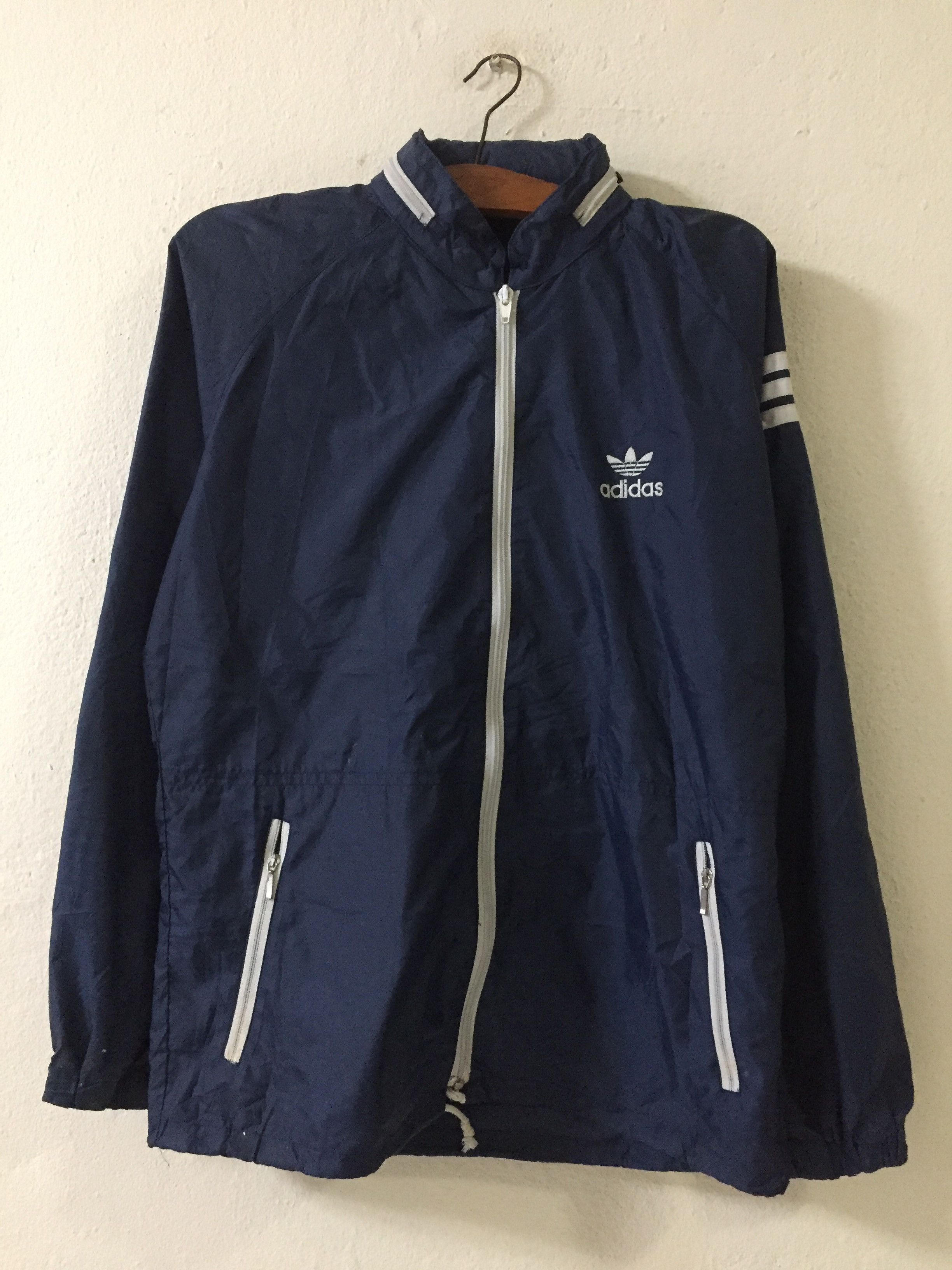 Adidas Vintage Adidas Windbreaker Jacket Size US M / EU 48-50 / 2 - 1 Thumbnail