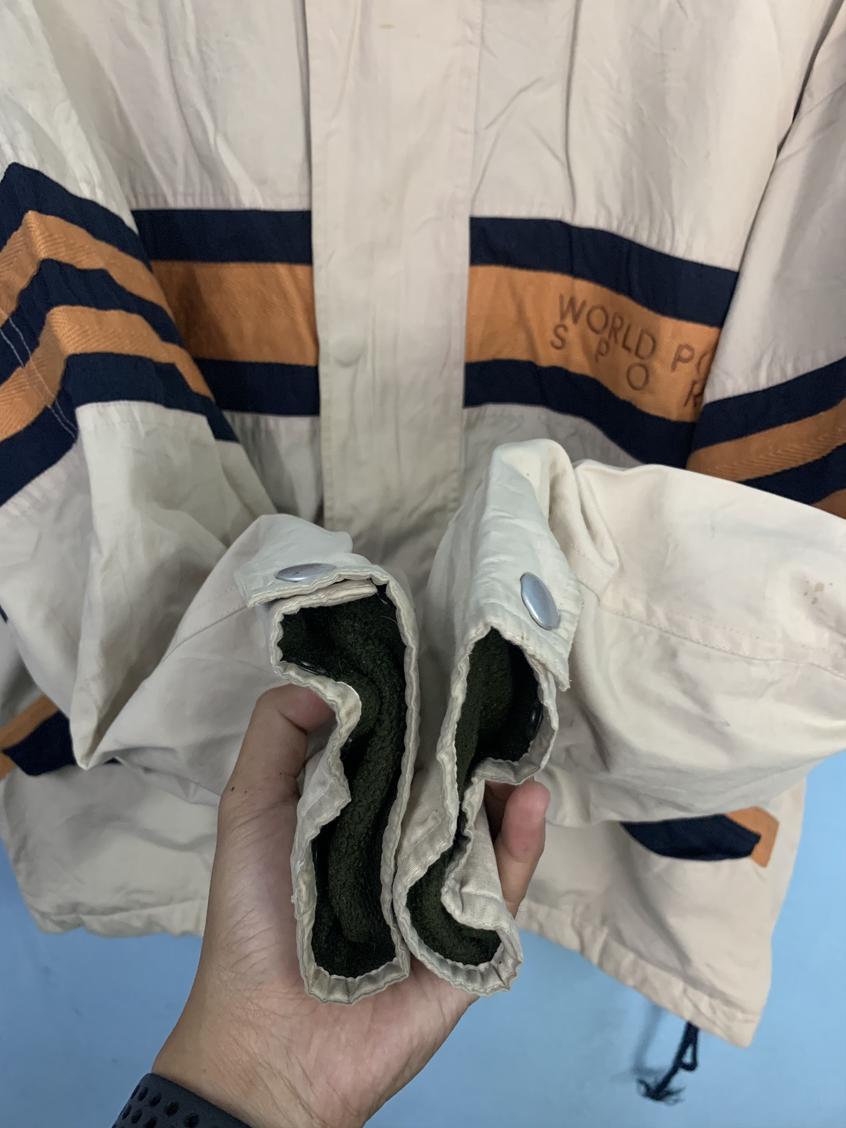 Polo Ralph Lauren × Vintage 🔥Sale🔥Riversible World Polo Sport jacket Size US L / EU 52-54 / 3 - 5 Thumbnail