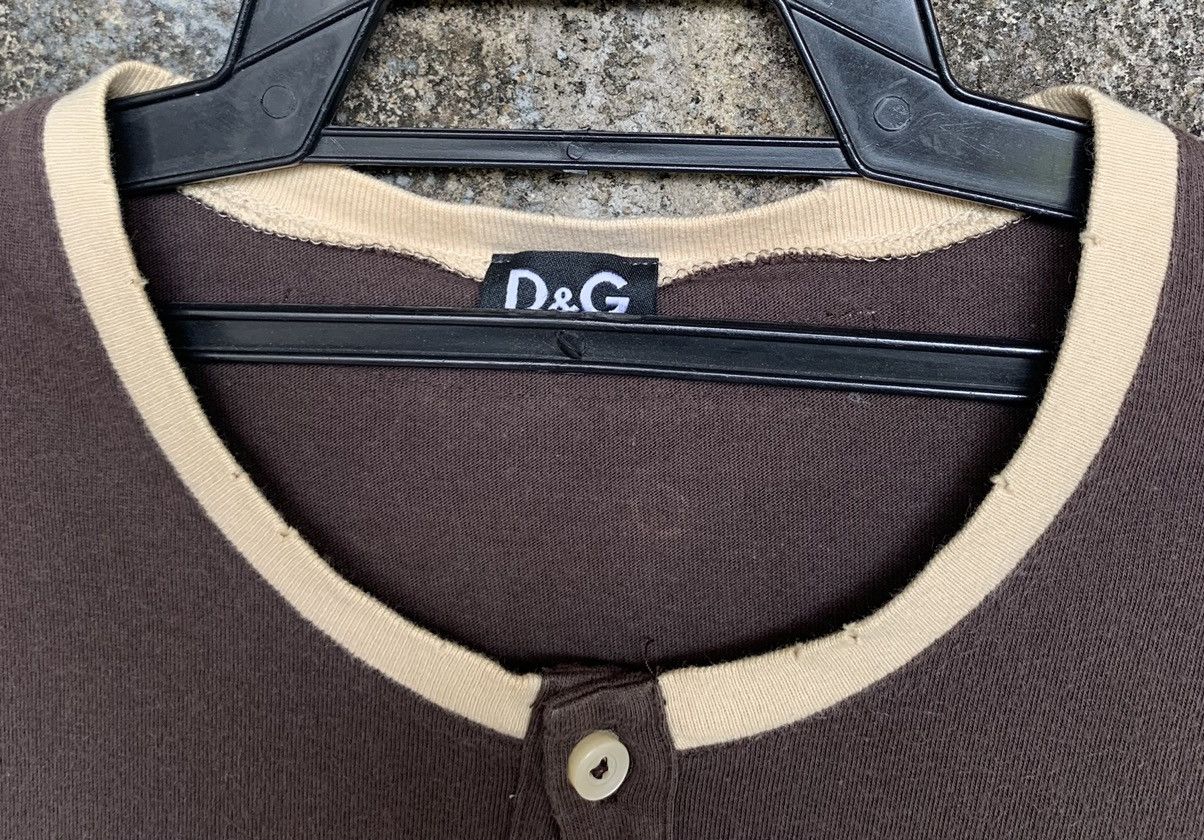 Dolce & Gabbana Rare!! Dolce&Gabbana Cheyenne Black Hawk Half Button T Shirt Size L / US 10 / IT 46 - 17 Thumbnail