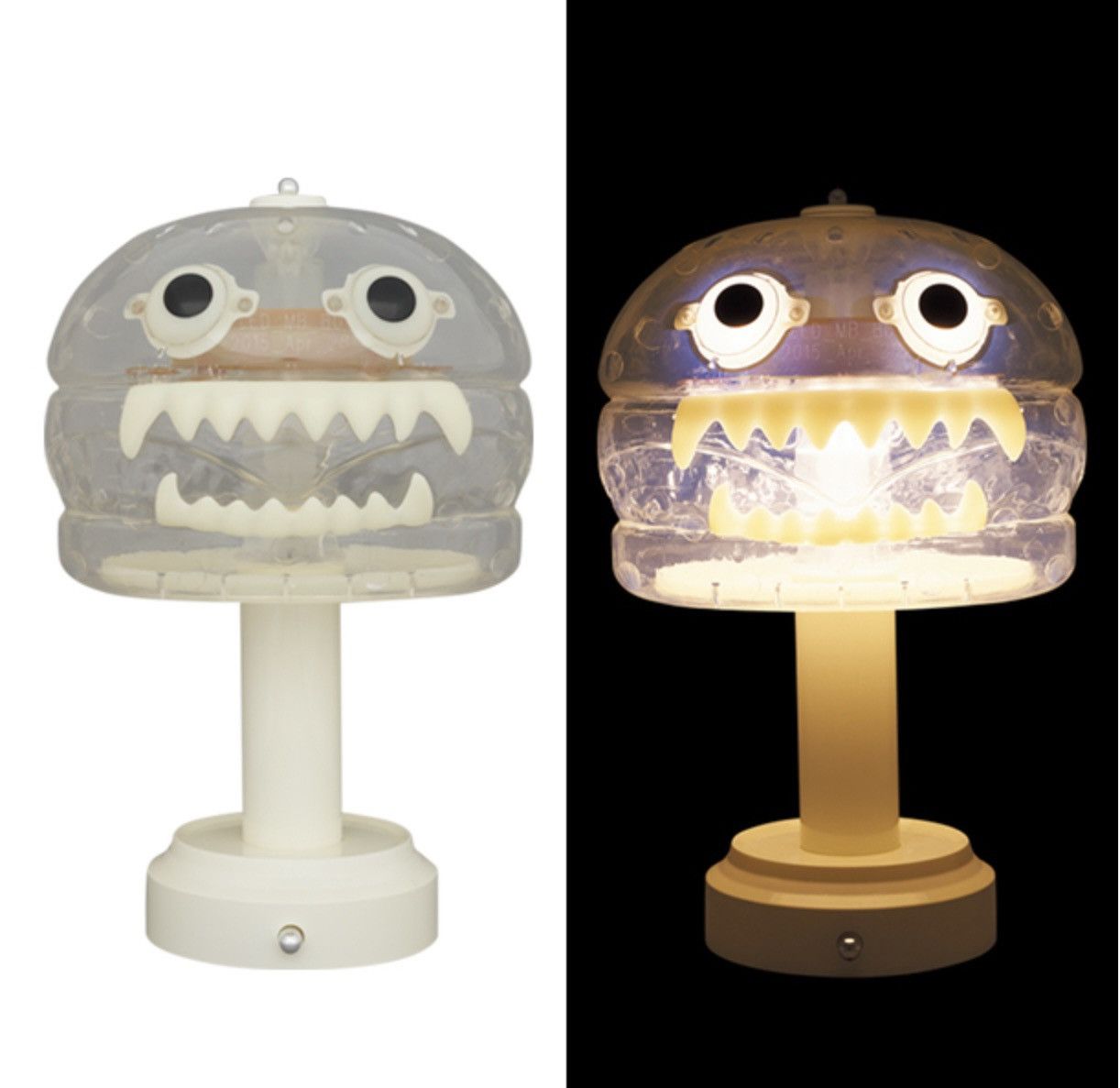 Undercover Undercover x MEDICOM Toy Hamburger LAMP CLEAR | Grailed