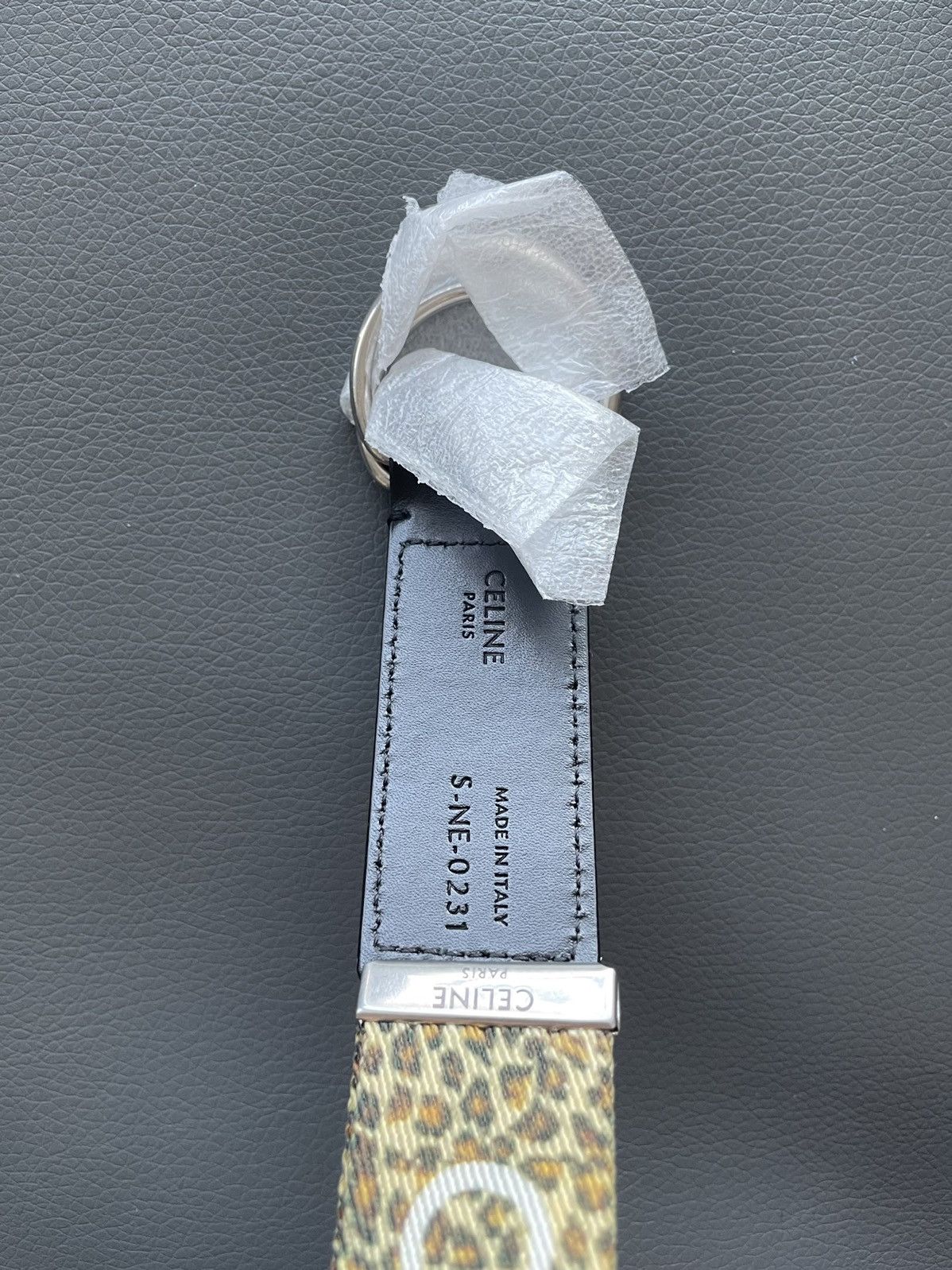Celine × Hedi Slimane Limited New Rare Super Runway Sold Out Leopard Logo Belt Size ONE SIZE - 13 Thumbnail