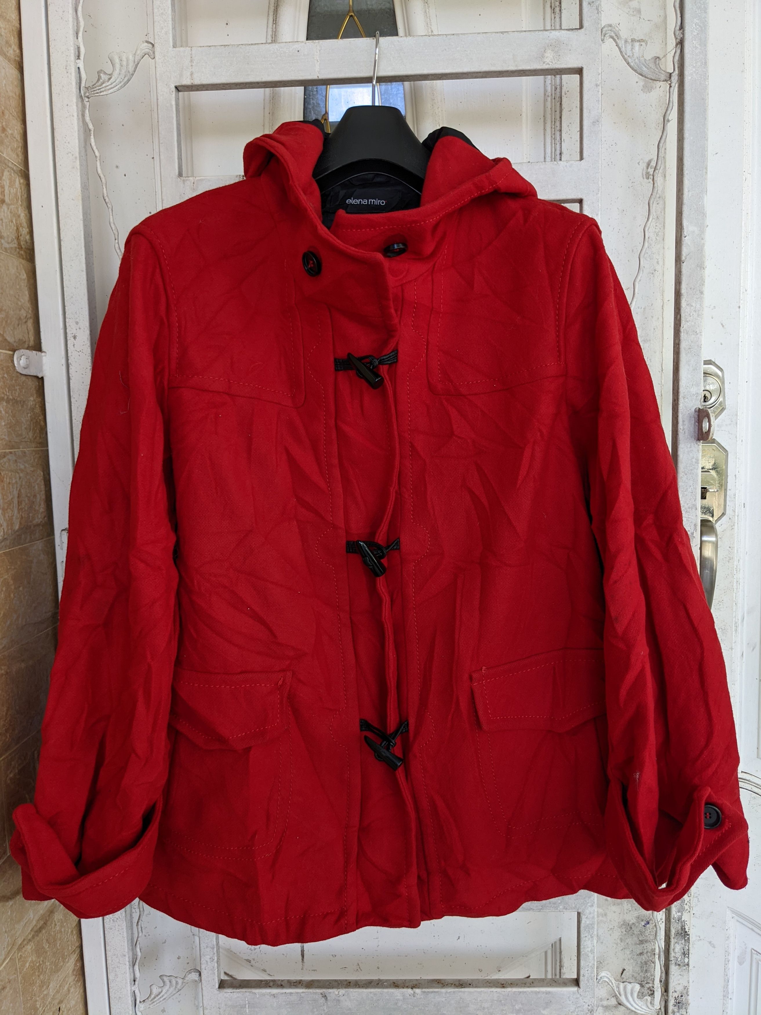 ELENA MIRO Flare wool jacket