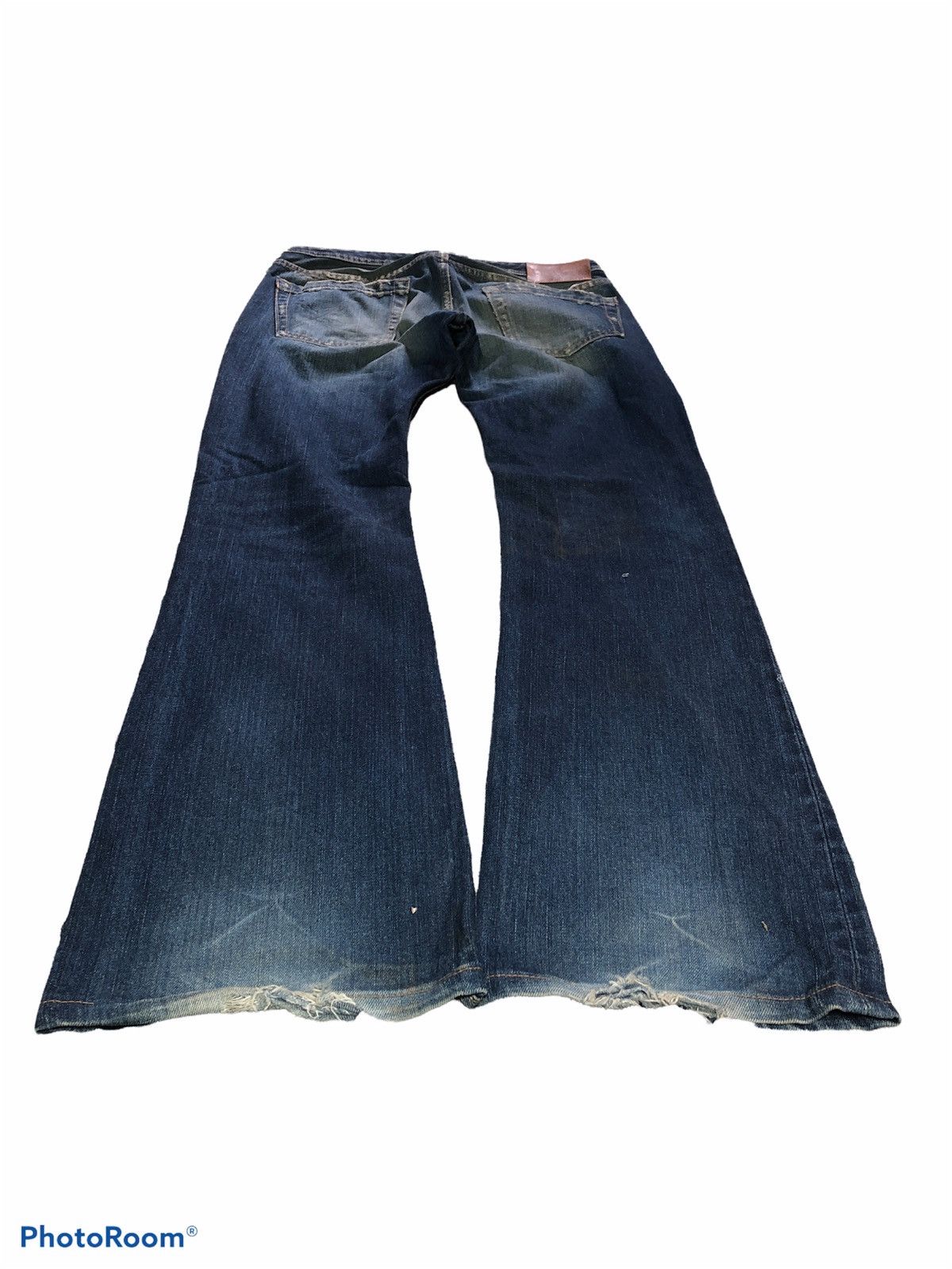 Japanese Brand FLARED⚡️PARANOID WASHED BLUE BOOTCUT DENIM Size US 29 - 3 Thumbnail