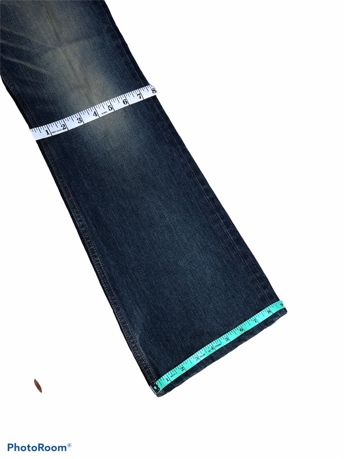 Japanese Brand FLARED⚡️PARANOID WASHED BLUE BOOTCUT DENIM Size US 29 - 8 Thumbnail