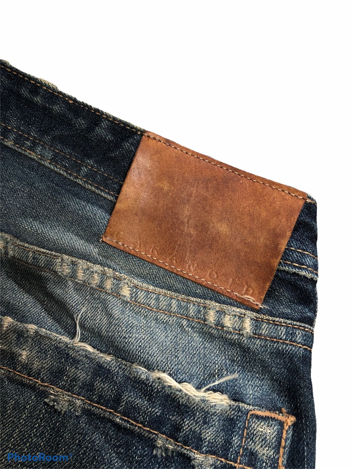 Japanese Brand FLARED⚡️PARANOID WASHED BLUE BOOTCUT DENIM Size US 29 - 4 Thumbnail
