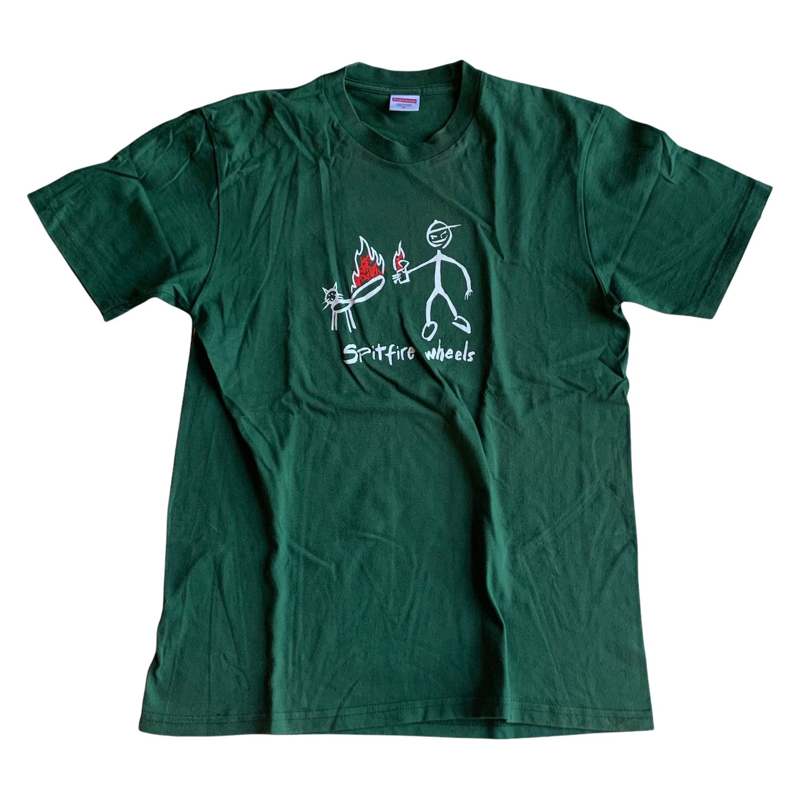 Supreme Supreme x Spitfire Cat Tee T Shirt Black Medium M Grailed