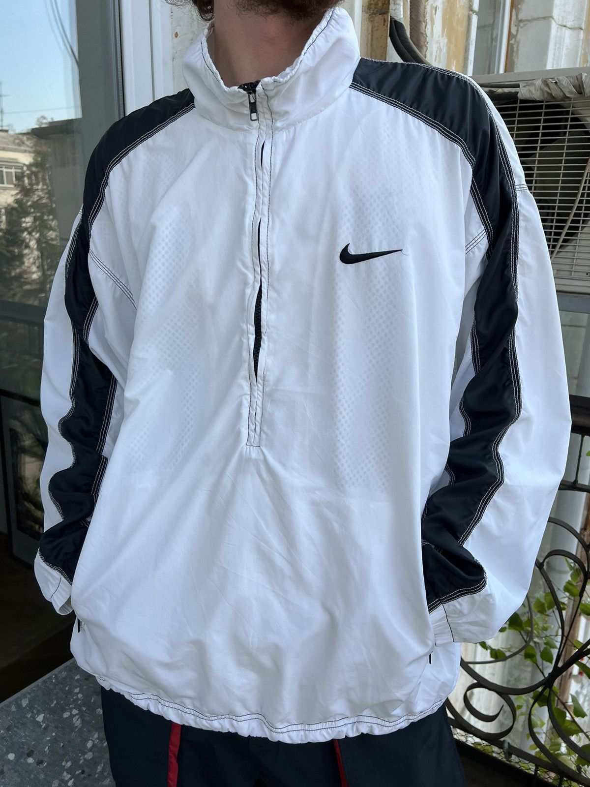 Nike × Vintage Vintage 90s Nike Swoosh Jacket Size US XL / EU 56 / 4 - 6 Thumbnail