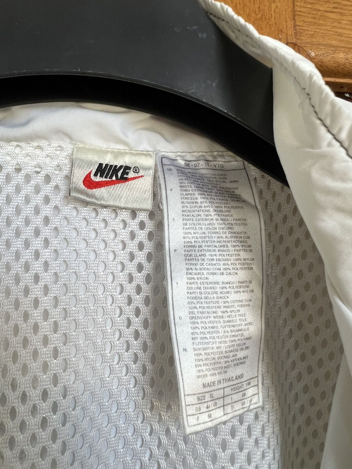 Nike × Vintage Vintage 90s Nike Swoosh Jacket Size US XL / EU 56 / 4 - 10 Thumbnail