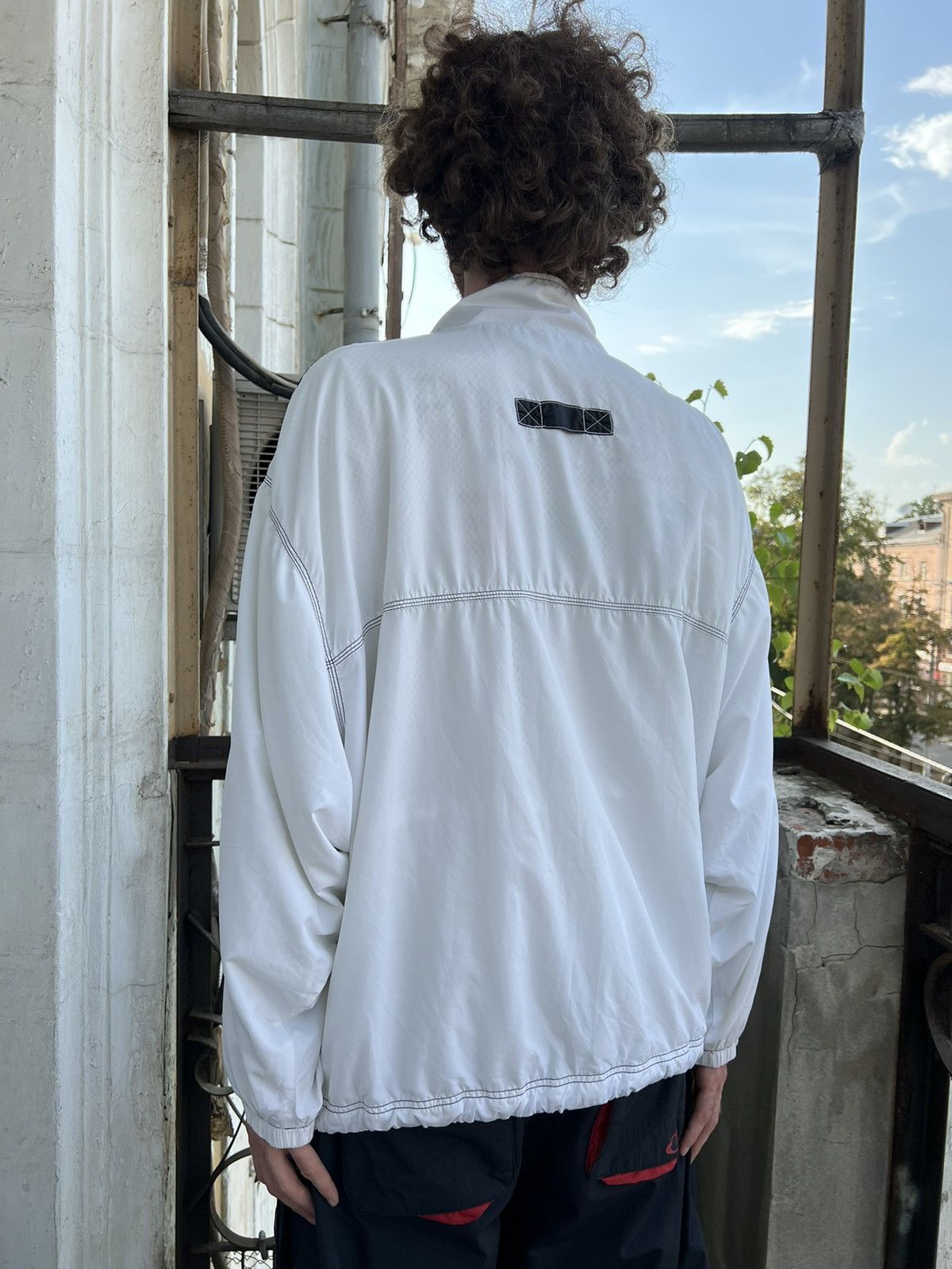 Nike × Vintage Vintage 90s Nike Swoosh Jacket Size US XL / EU 56 / 4 - 2 Thumbnail