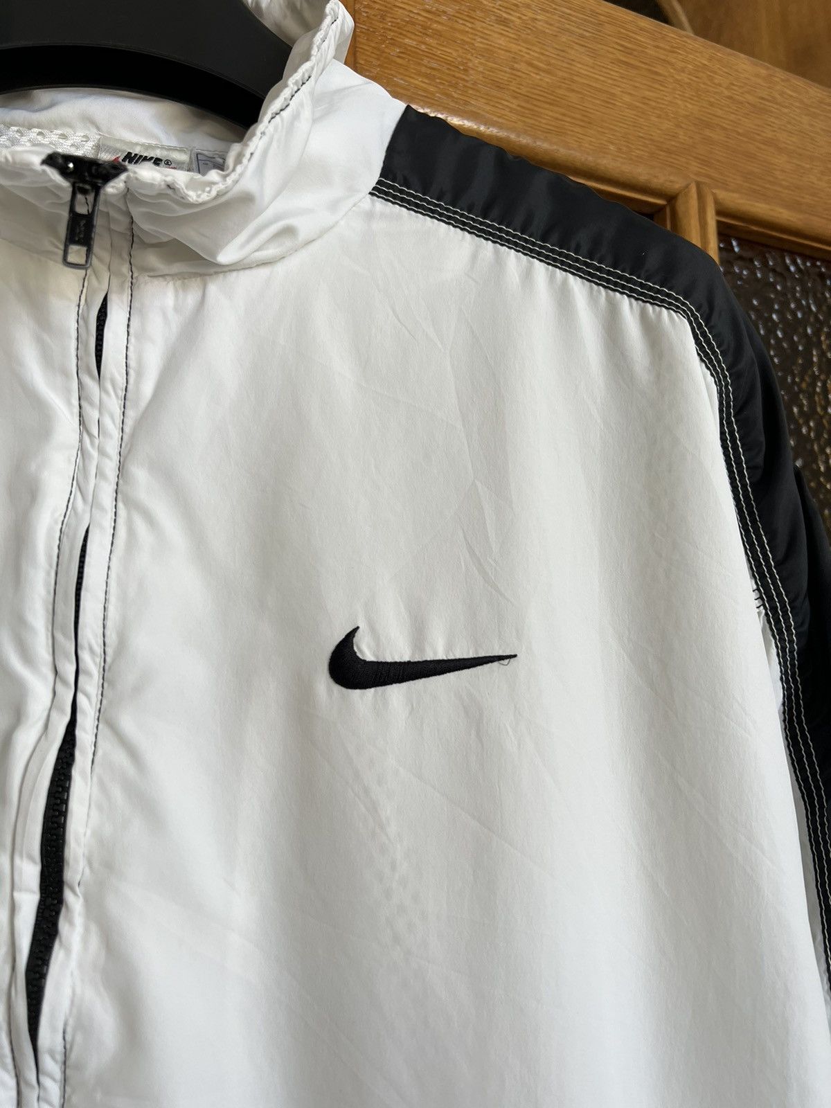 Nike × Vintage Vintage 90s Nike Swoosh Jacket Size US XL / EU 56 / 4 - 9 Thumbnail