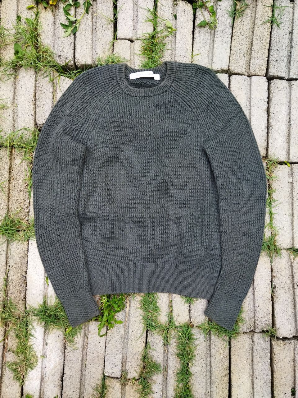 image of Lemaire x Uniqlo Army Green Knitwear, Men's (Size Medium)