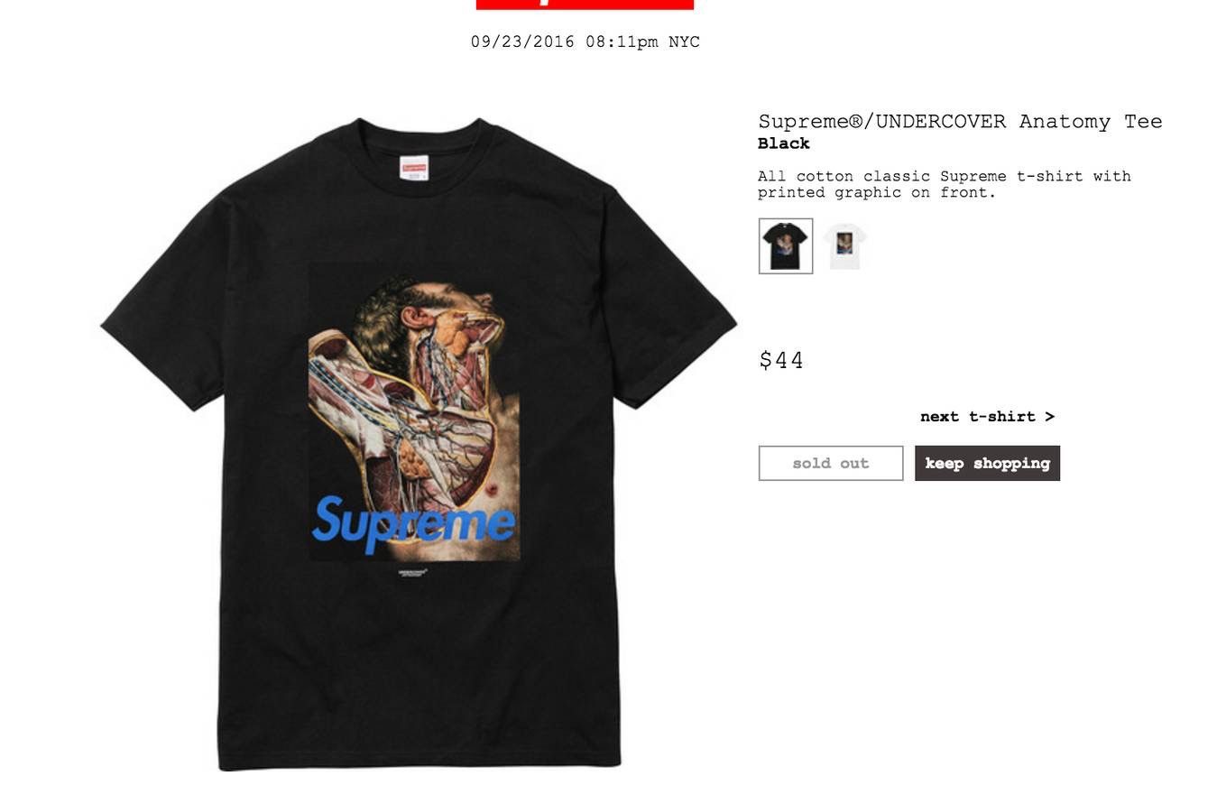 Anatomy 2024 tee supreme