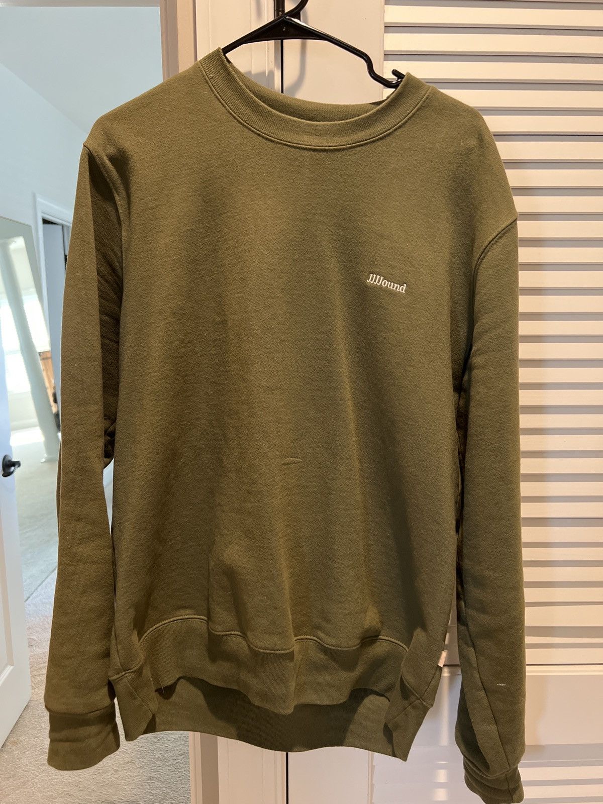 【kou】jjjjound J95 Crewneck スウェット 70s Crewneck Sweatshirt - Black French Terry – JJJJound