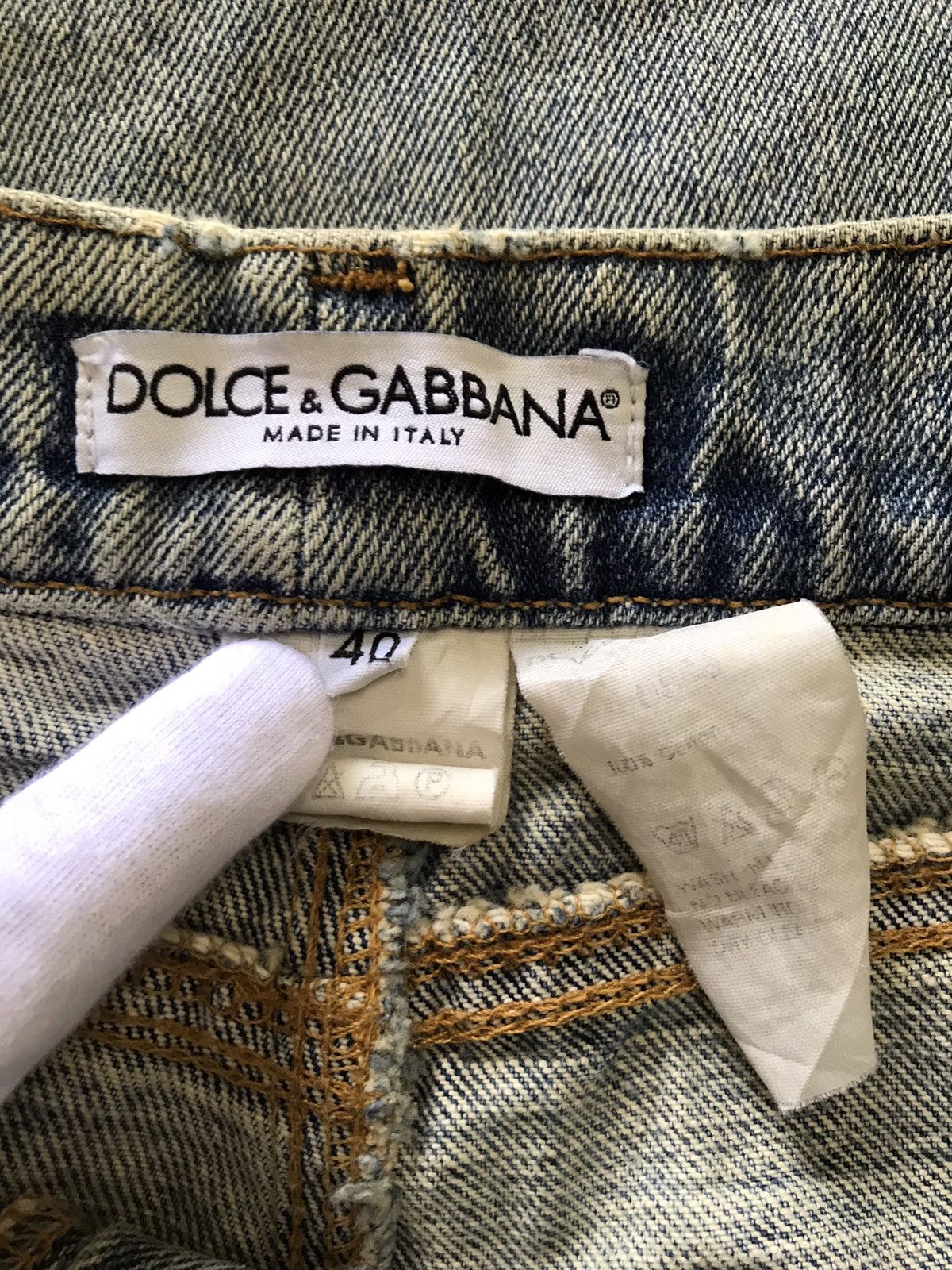 Dolce & Gabbana Dolce & Gabbana Distressed Jeans Size US 31 - 3 Thumbnail