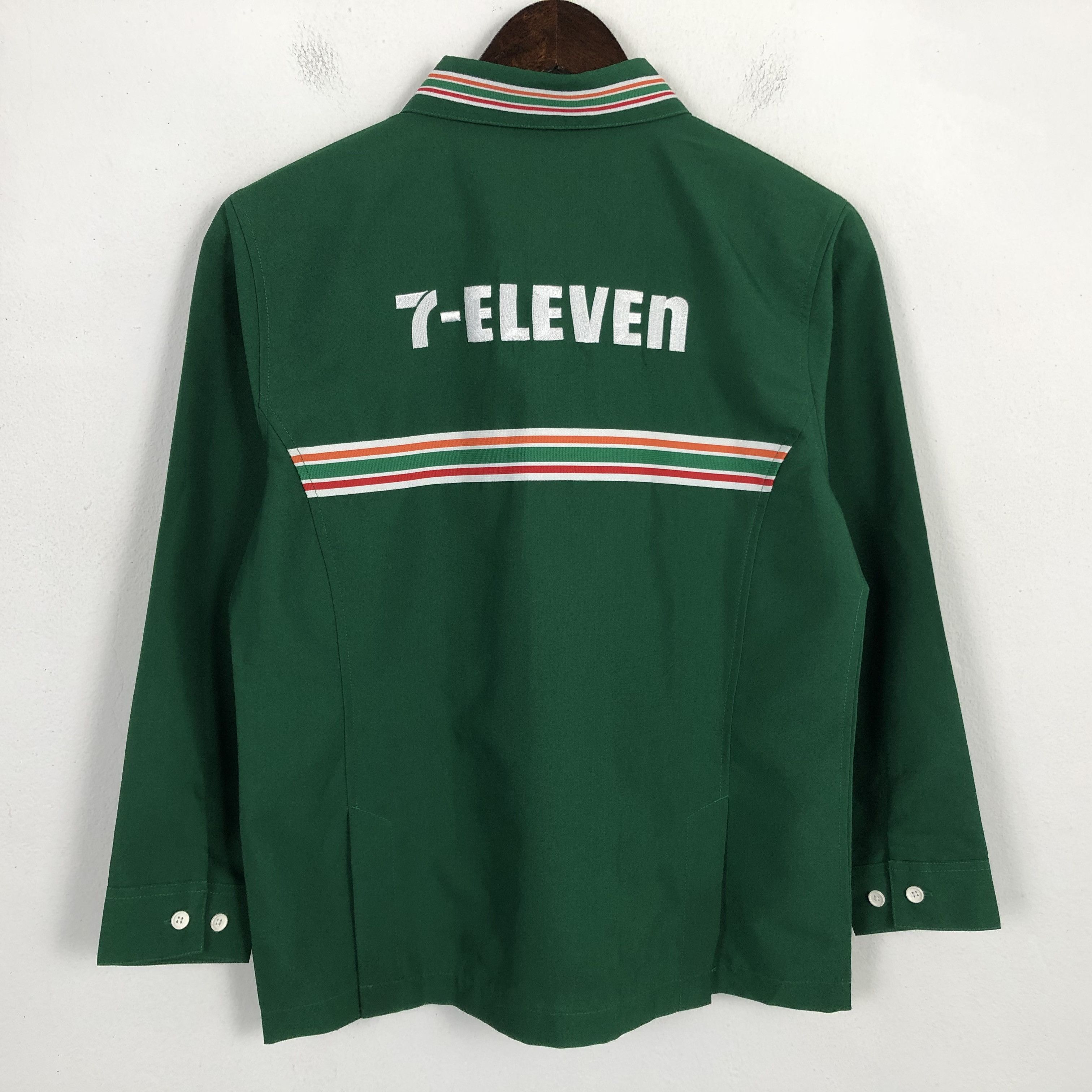 Uniform Wares Vintage 7 Eleven Embroidery Logo Uniform Workers Jacket Size US XS / EU 42 / 0 - 3 Thumbnail