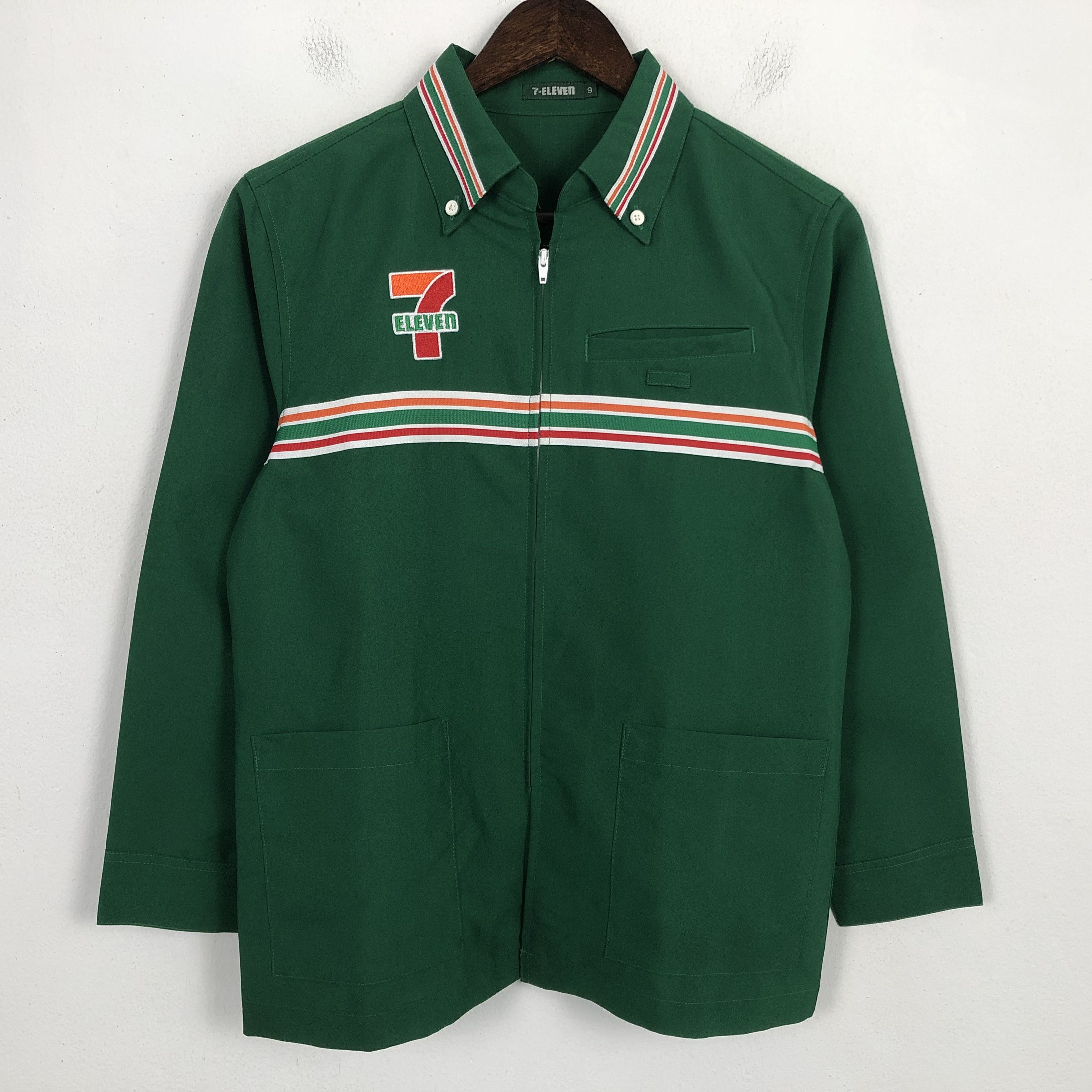 Uniform Wares Vintage 7 Eleven Embroidery Logo Uniform Workers Jacket Size US XS / EU 42 / 0 - 1 Thumbnail