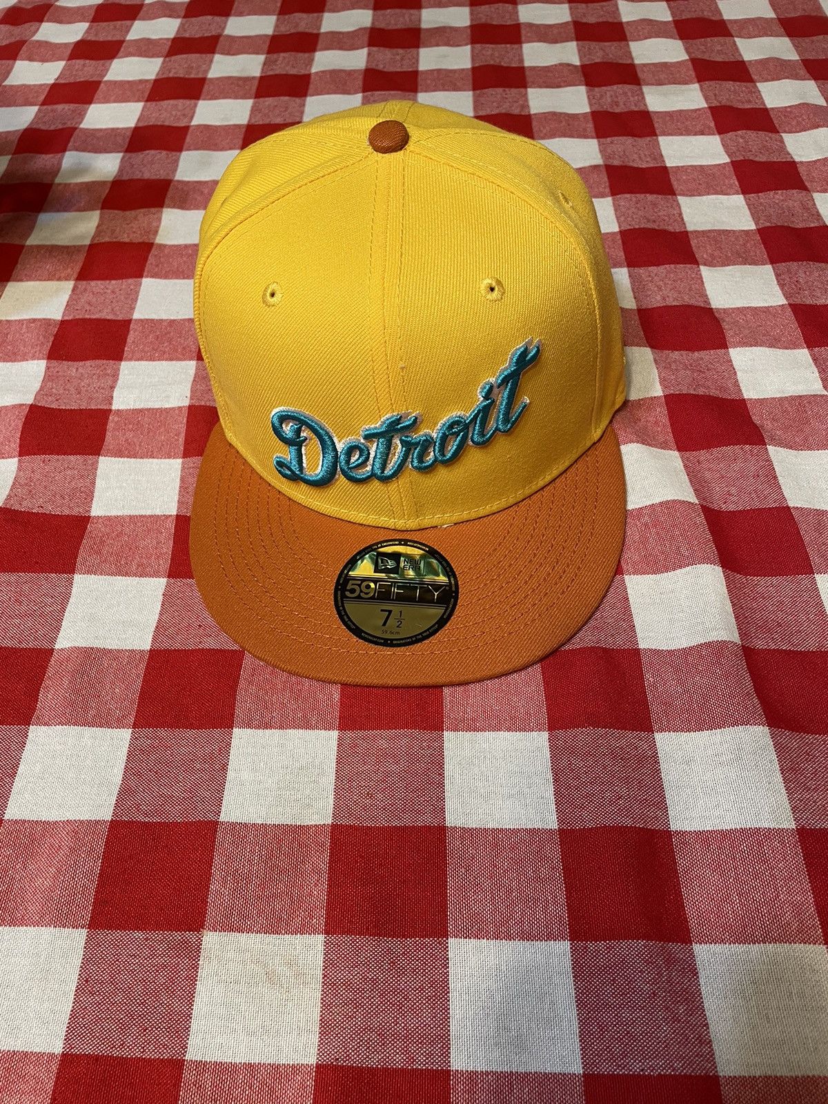 Myfitteds Detroit Tigers “Princess Daisy” fitted hat 7 1/2