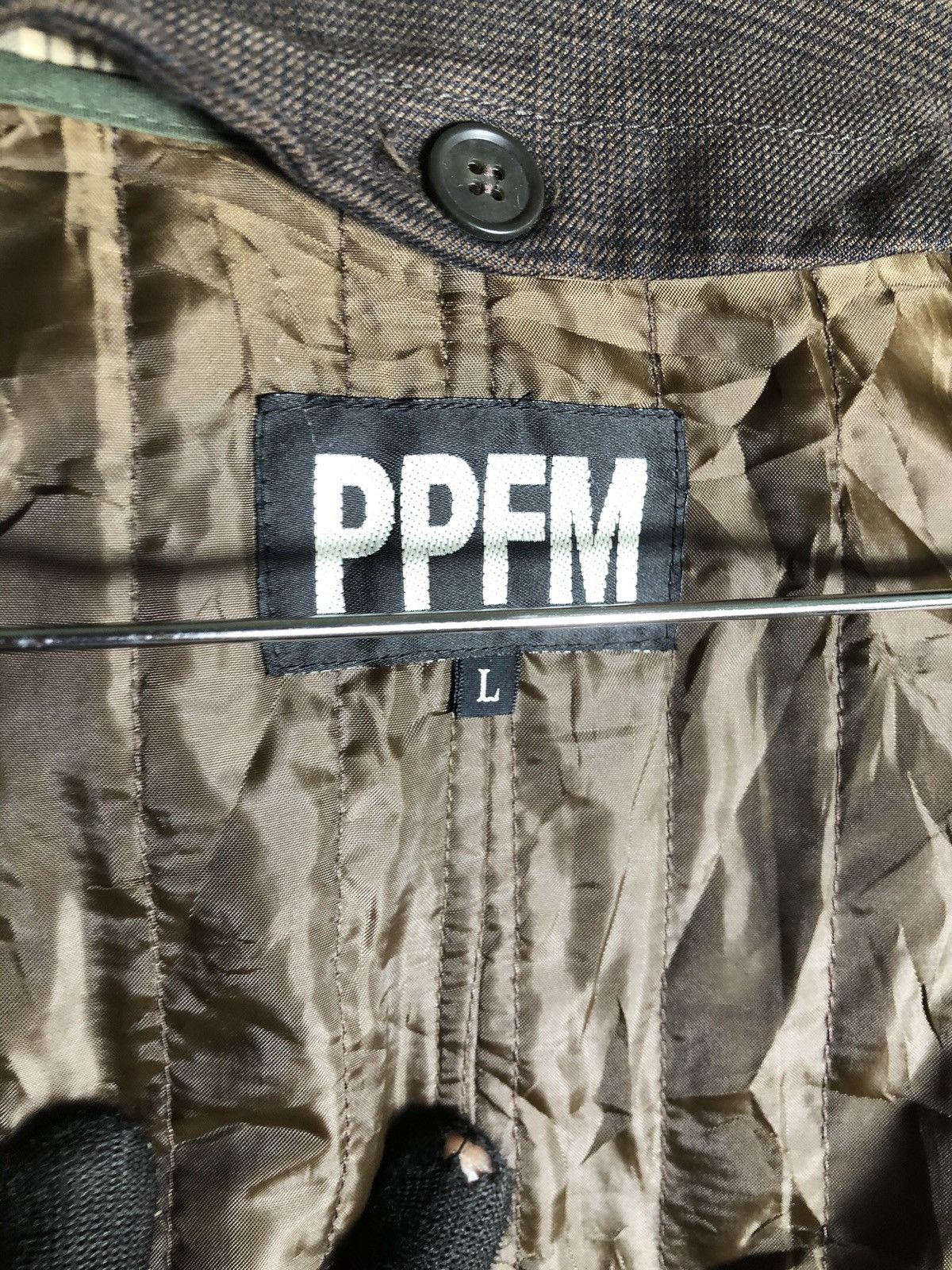 If Six Was Nine × Japanese Brand × PPFM Vintage PPFM Japan Button Down Coat Jacket Size US M / EU 48-50 / 2 - 11 Thumbnail
