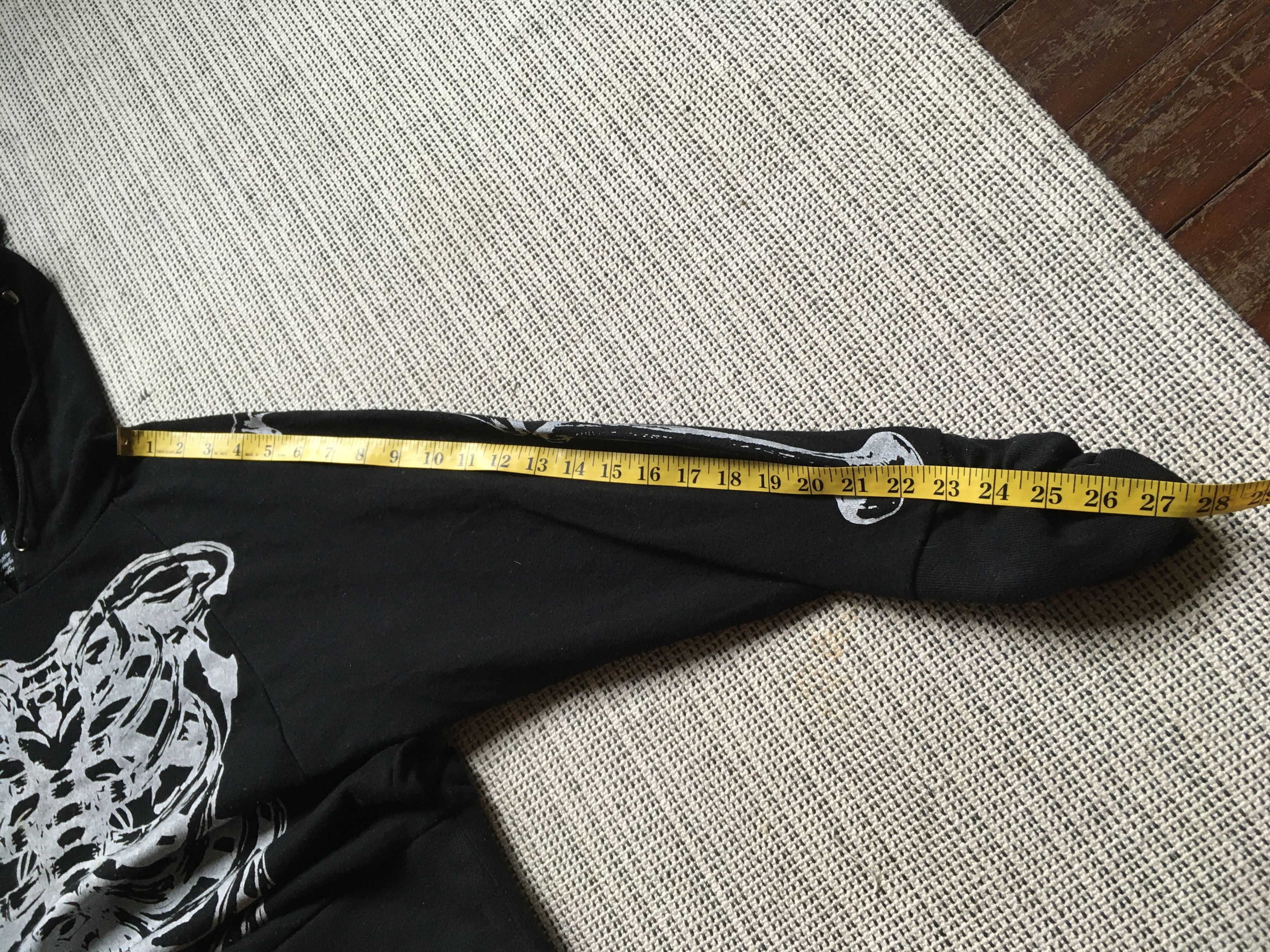 Japanese Brand × Skulls Oggetto Skull and Bones Punk Hoodie
