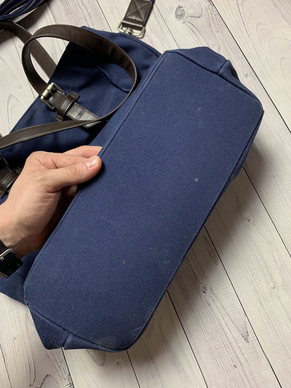Fred Perry Vintage Bag Fred Perry navy logo Size ONE SIZE - 4 Thumbnail