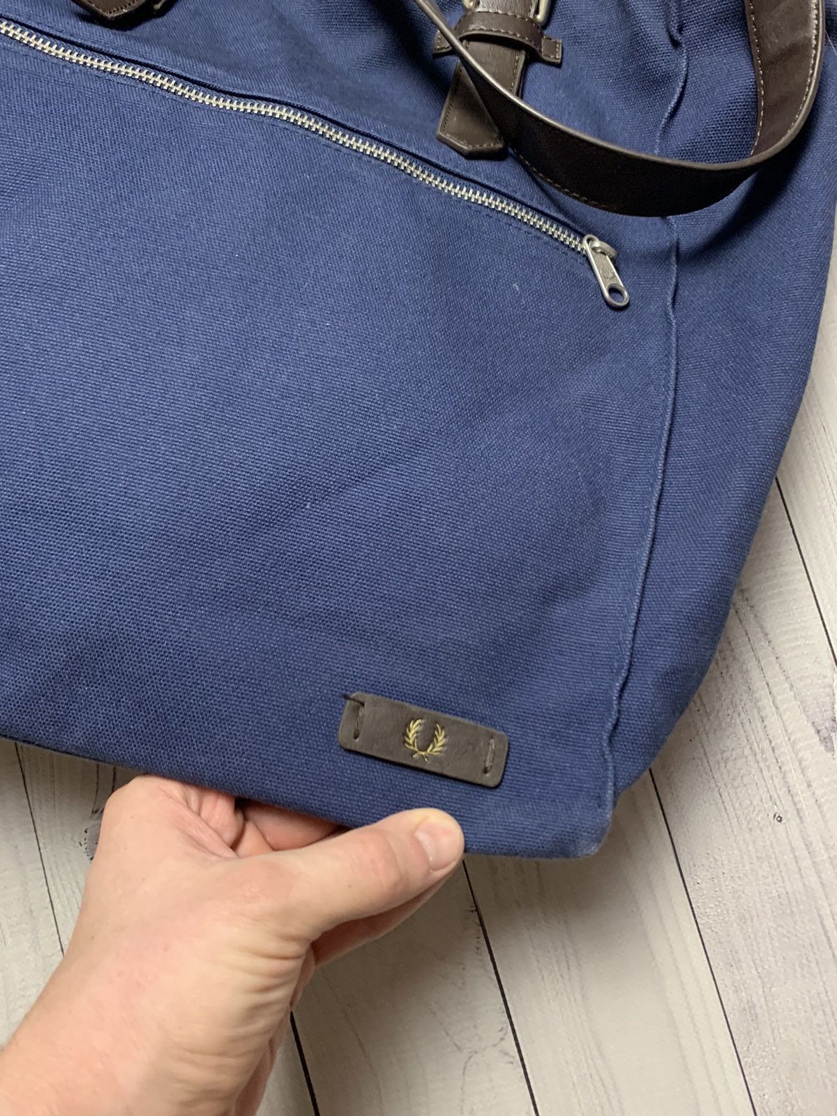 Fred Perry Vintage Bag Fred Perry navy logo Size ONE SIZE - 2 Thumbnail