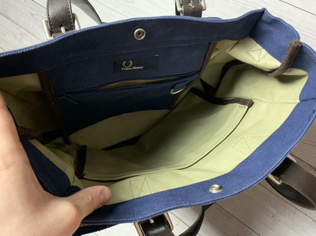 Fred Perry Vintage Bag Fred Perry navy logo Size ONE SIZE - 8 Thumbnail