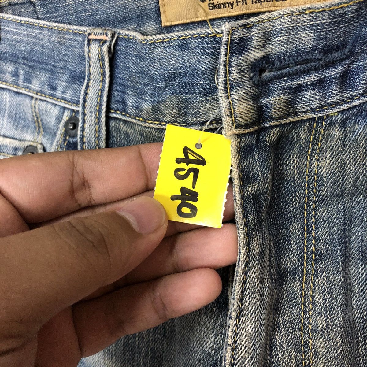 Japanese Brand Original Basic uniqlo japan distressed Denim Pants #4540 Size US 32 / EU 48 - 10 Thumbnail