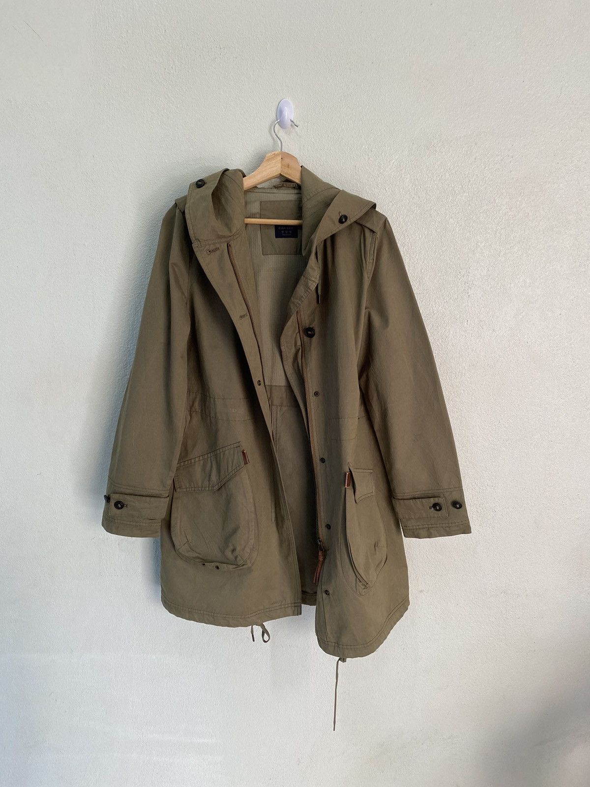 Zara VINTAGE ZARA PARKA HOODIE AUTUMN COAT Size US M / EU 48-50 / 2 - 2 Thumbnail