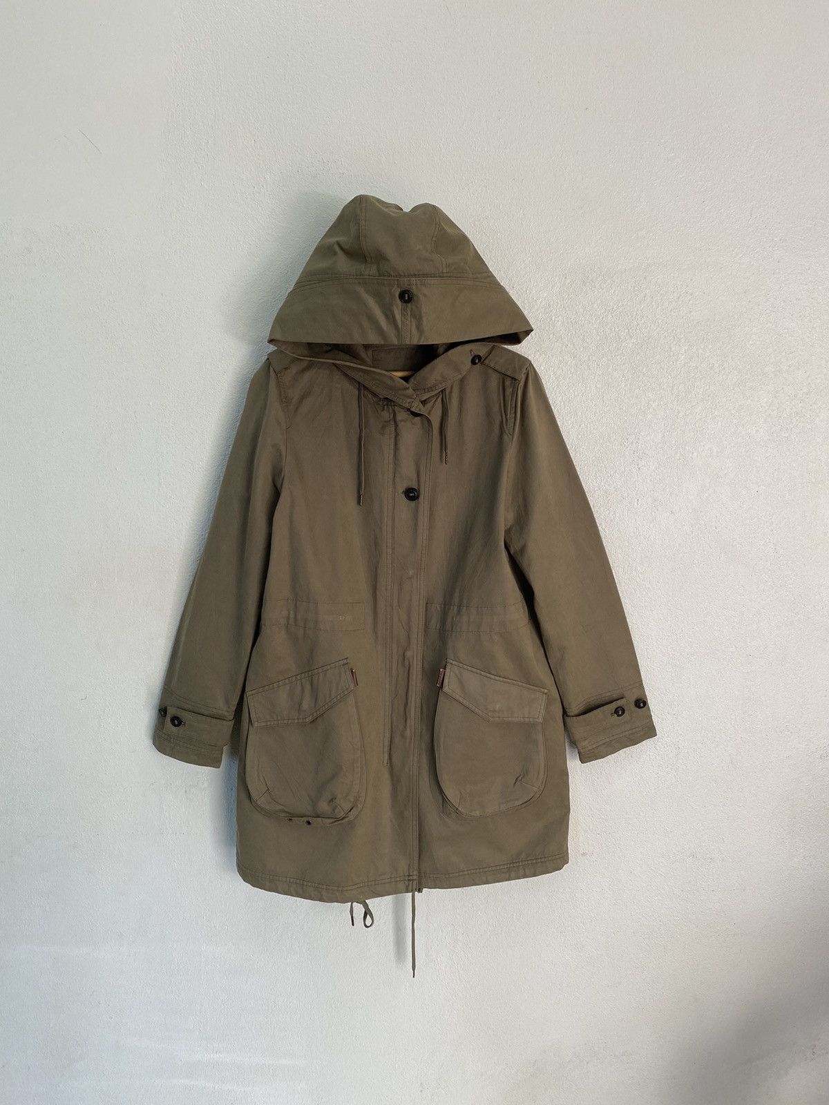 VINTAGE ZARA NICE DESIGN PARKA HOODIE AUTUMN COAT