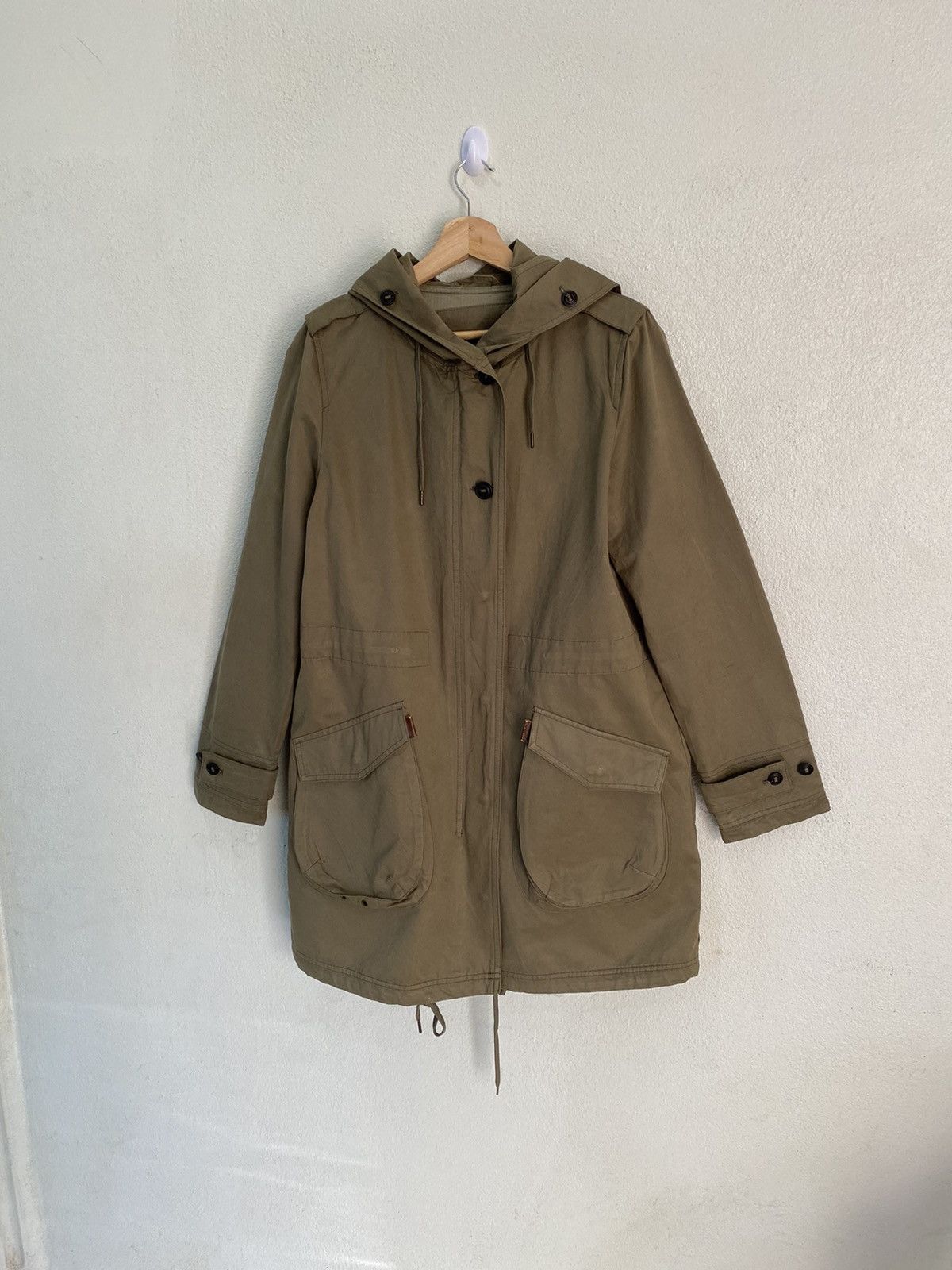 Zara VINTAGE ZARA PARKA HOODIE AUTUMN COAT Size US M / EU 48-50 / 2 - 6 Thumbnail