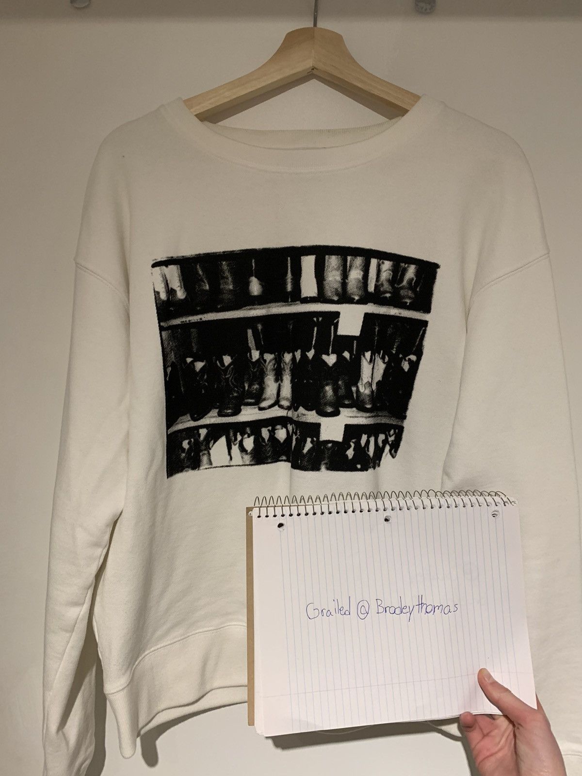Calvin Klein 205W39NYC Calvin Klein 205w39nyc Cowboy Boots sweatshirt Size US L / EU 52-54 / 3 - 4 Thumbnail