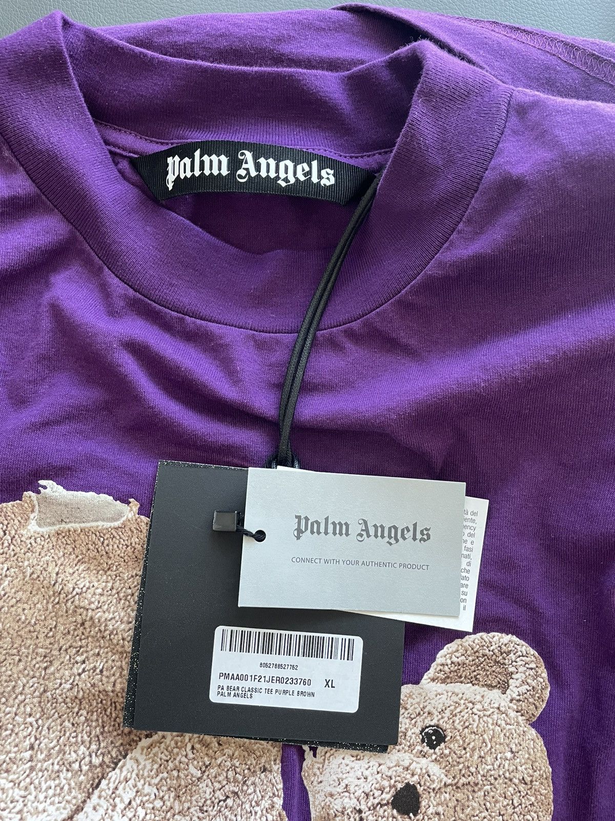 Palm Angels Limited Edition Iconic Brand NEW Classic Logo Bear 🐻 Tee Size XXL / US 16-18 / IT 52-54 - 14 Thumbnail