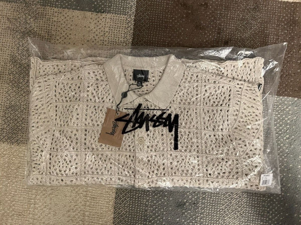 Stussy Stussy Crochet Knit Shirt Grailed