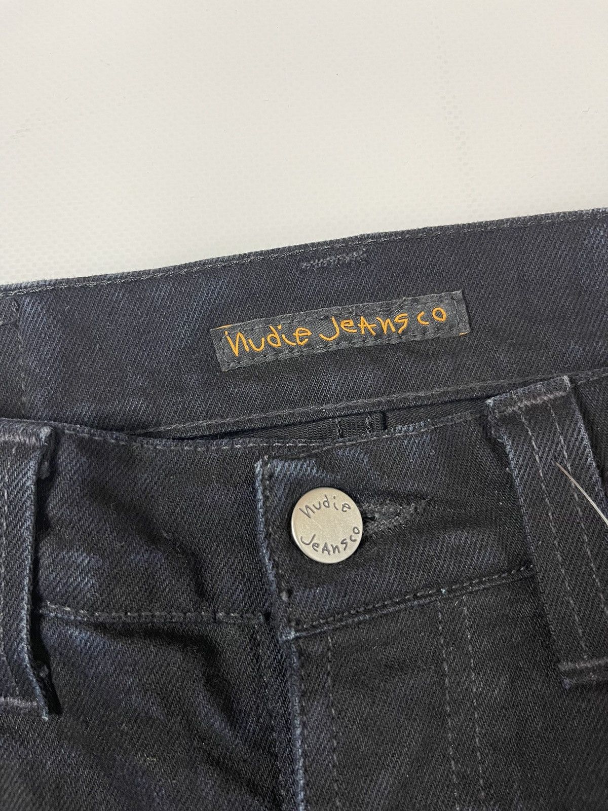 Japanese Brand × Nudie Jeans Nudie Jeans grim tim black ring skinny jeans pants denim Size US 29 - 7 Thumbnail
