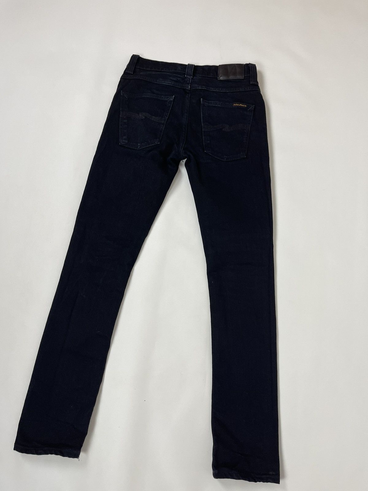 Japanese Brand × Nudie Jeans Nudie Jeans grim tim black ring skinny jeans pants denim Size US 29 - 11 Thumbnail
