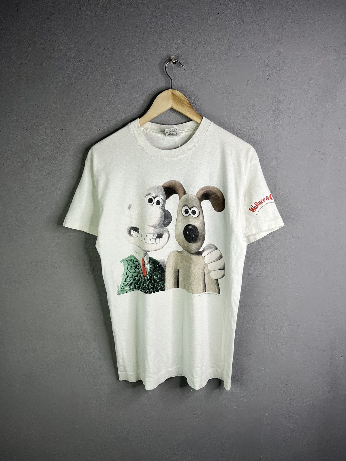 Vintage Wallace&Gromit 1989 vintage rare tshirt movie tee Grailed